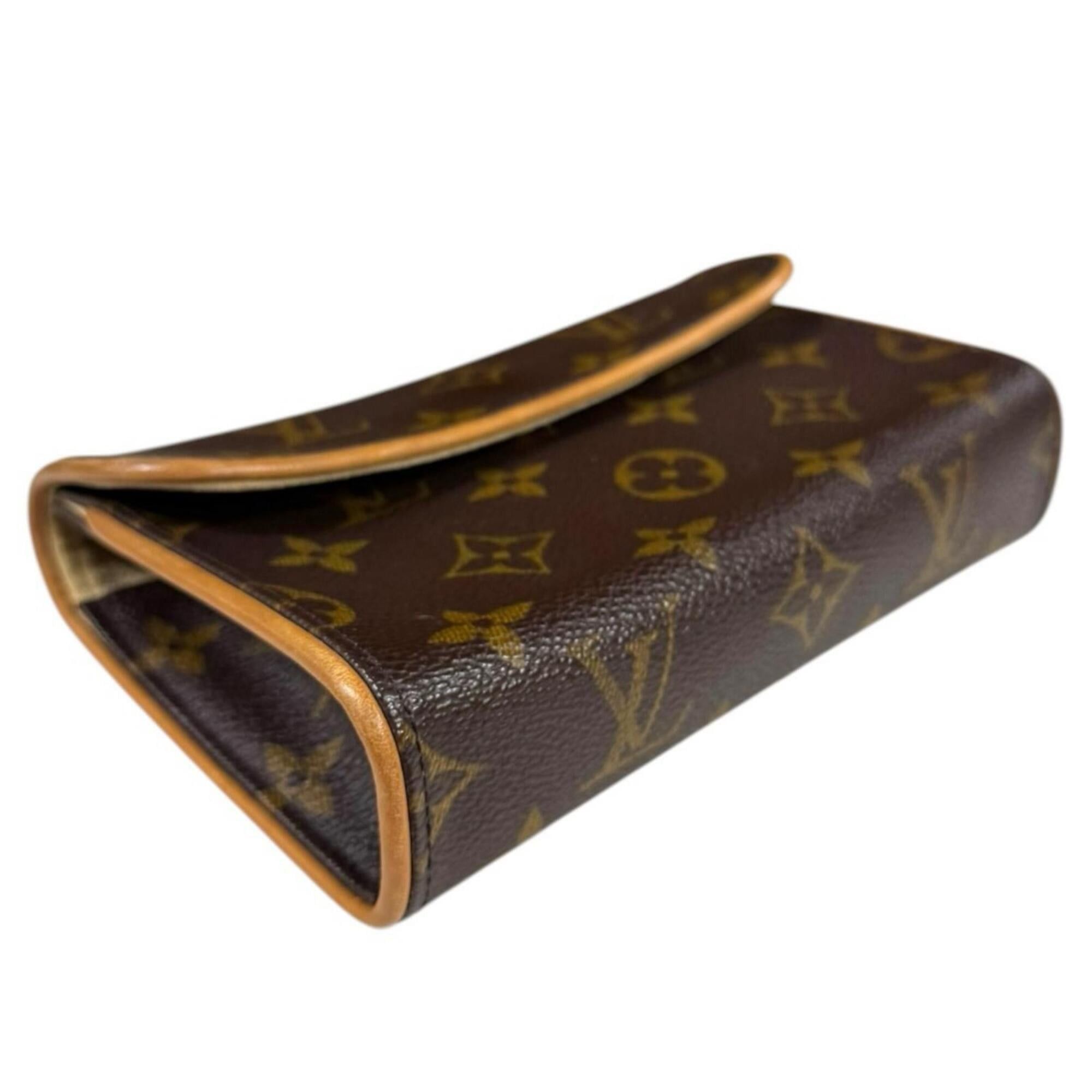 Louis Vuitton Louis Vuitton Pochette Florentine Monogram Waist Bag, Canvas M51855 Brown, Women's LOUIS VUITTON Size ONE SIZE - 6 Thumbnail