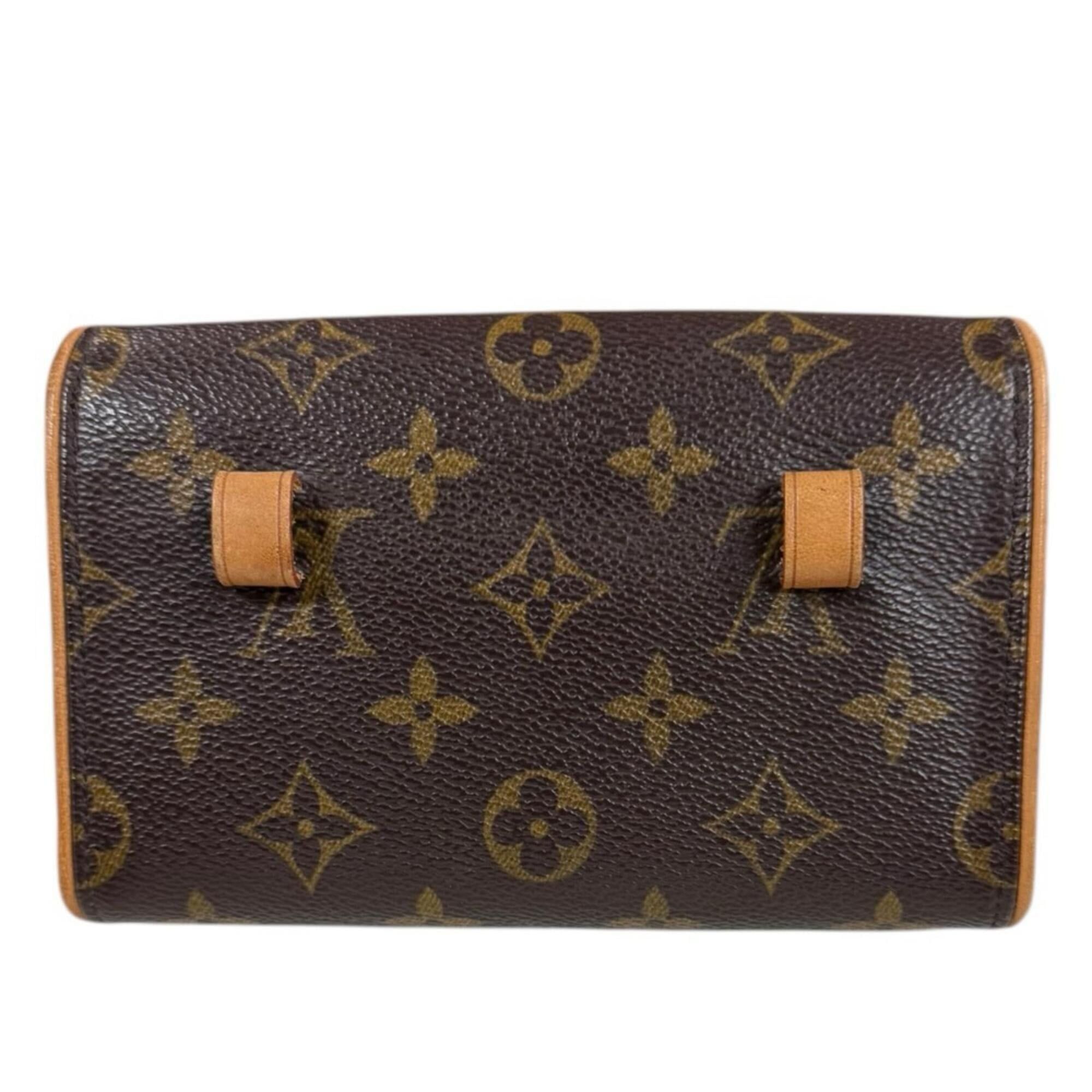 Louis Vuitton Louis Vuitton Pochette Florentine Monogram Waist Bag, Canvas M51855 Brown, Women's LOUIS VUITTON Size ONE SIZE - 3 Thumbnail