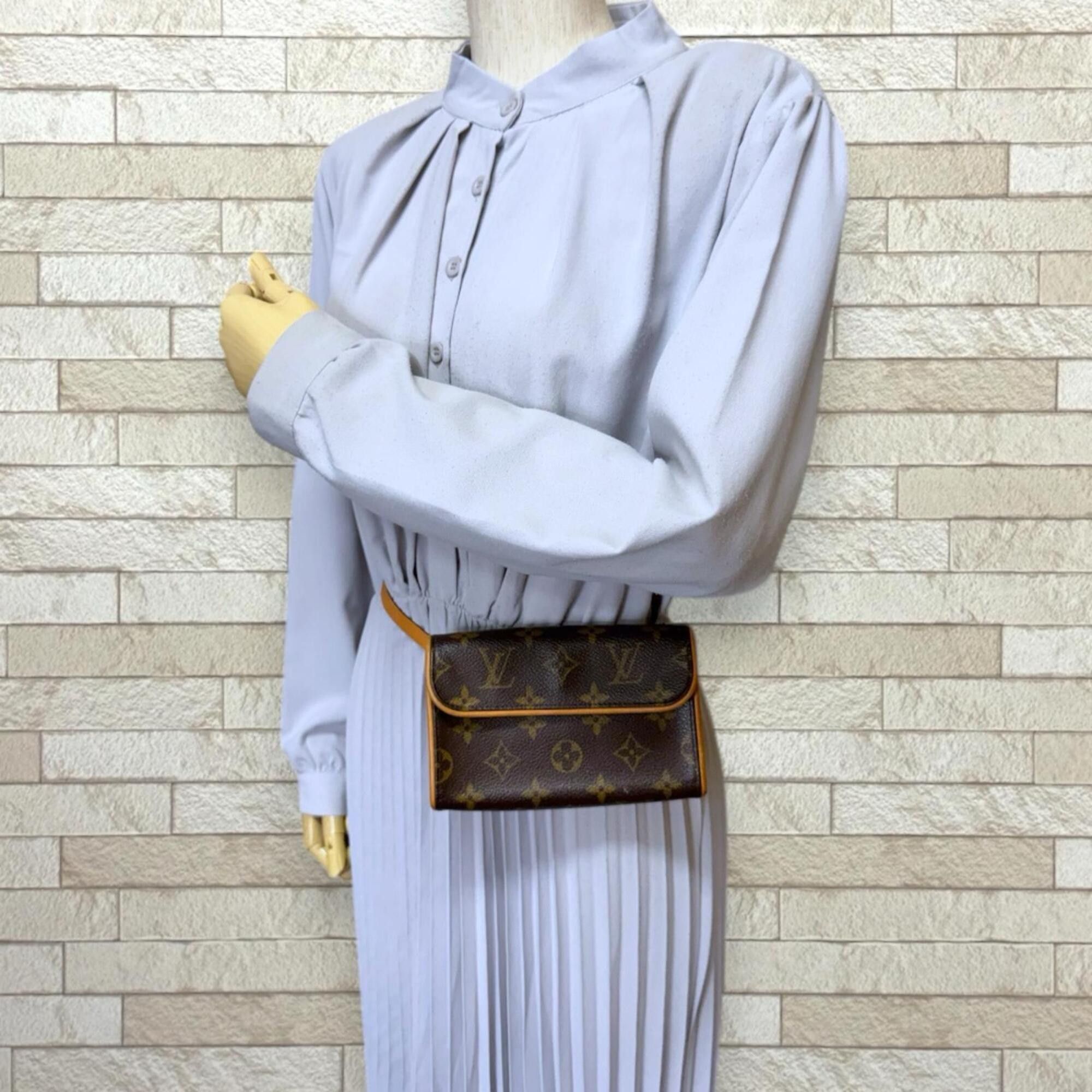 Louis Vuitton Louis Vuitton Pochette Florentine Monogram Waist Bag, Canvas M51855 Brown, Women's LOUIS VUITTON Size ONE SIZE - 2 Thumbnail