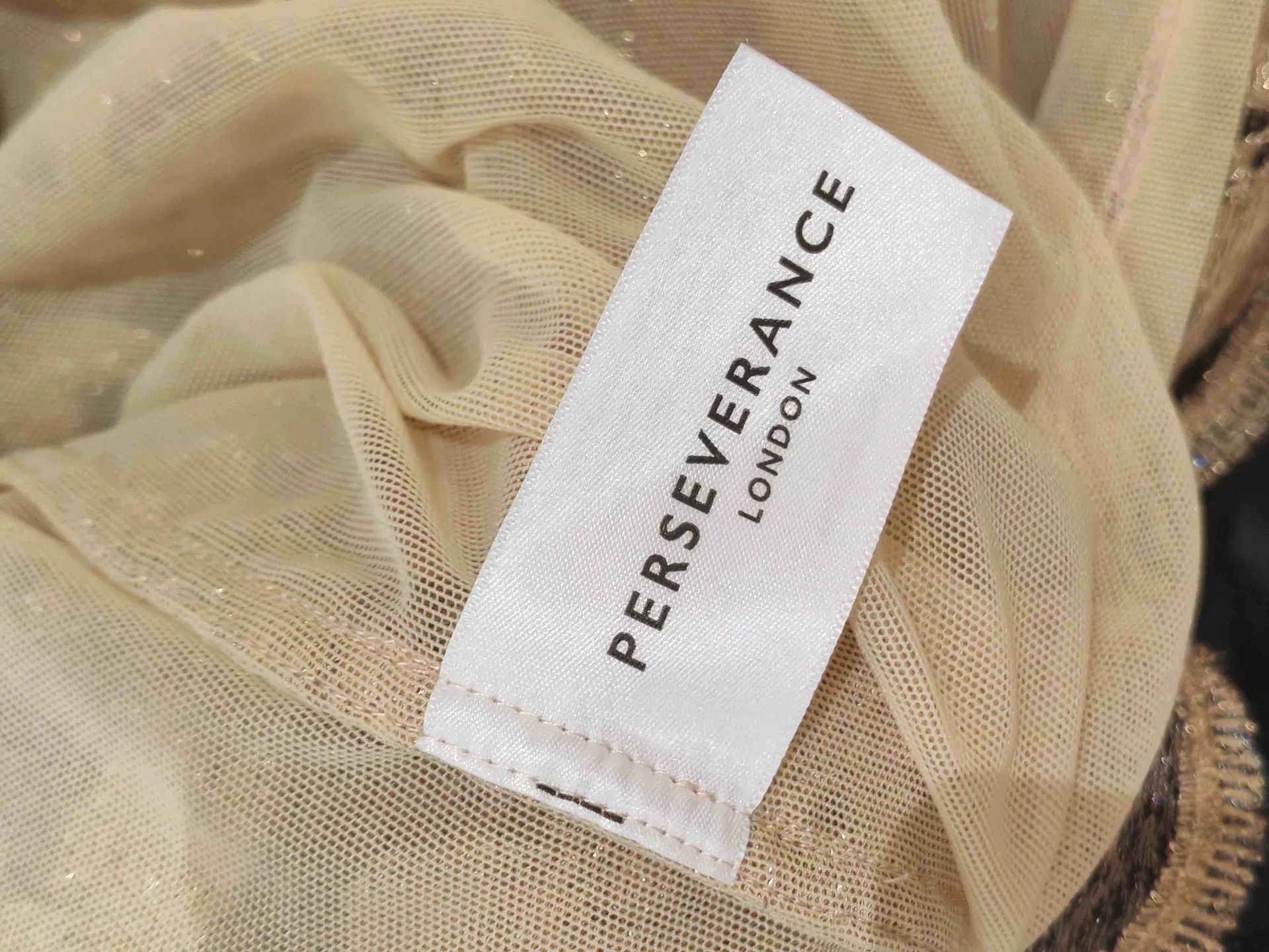 PREVAIL Perseverance Gold Lace Dress Size M / US 6-8 / IT 42-44 - 4 Thumbnail