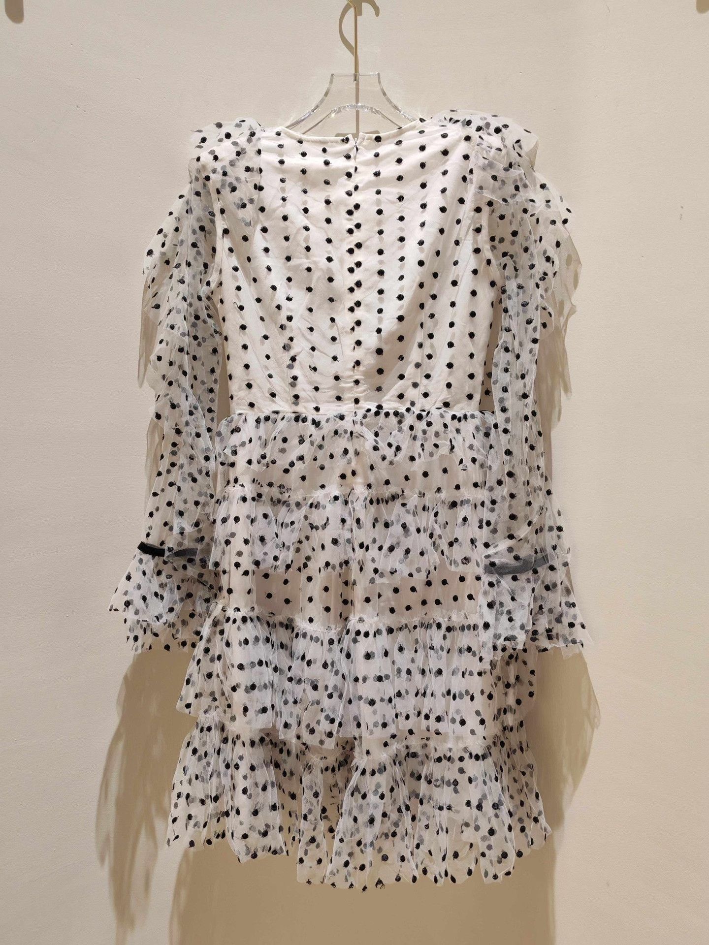 Other Rumia Polka Dot Mesh Layered Dress Size M / US 6-8 / IT 42-44 - 2 Thumbnail