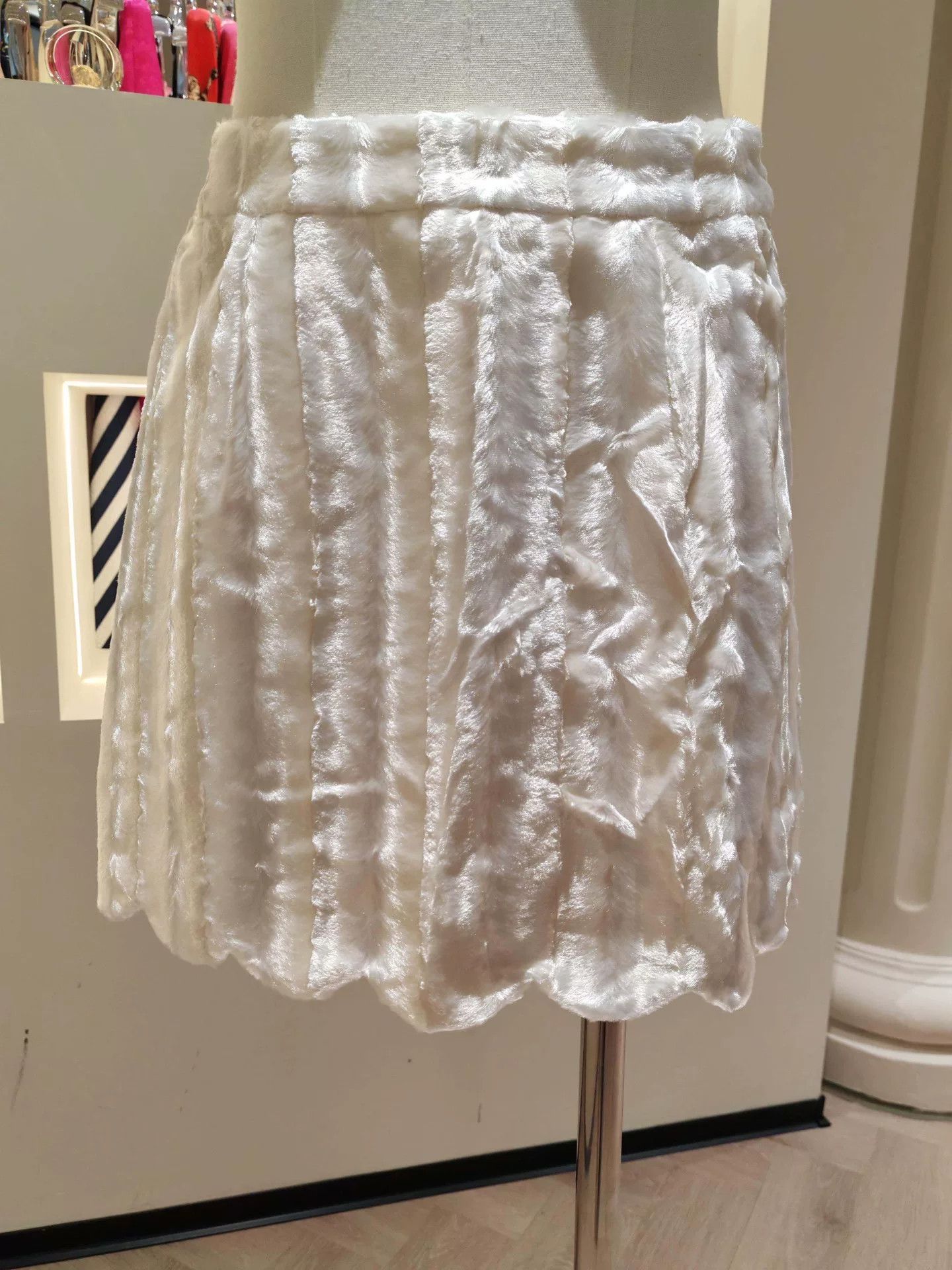 Other Diana Vevina White Pleated Suit Size S / US 4 / IT 40 - 6 Thumbnail