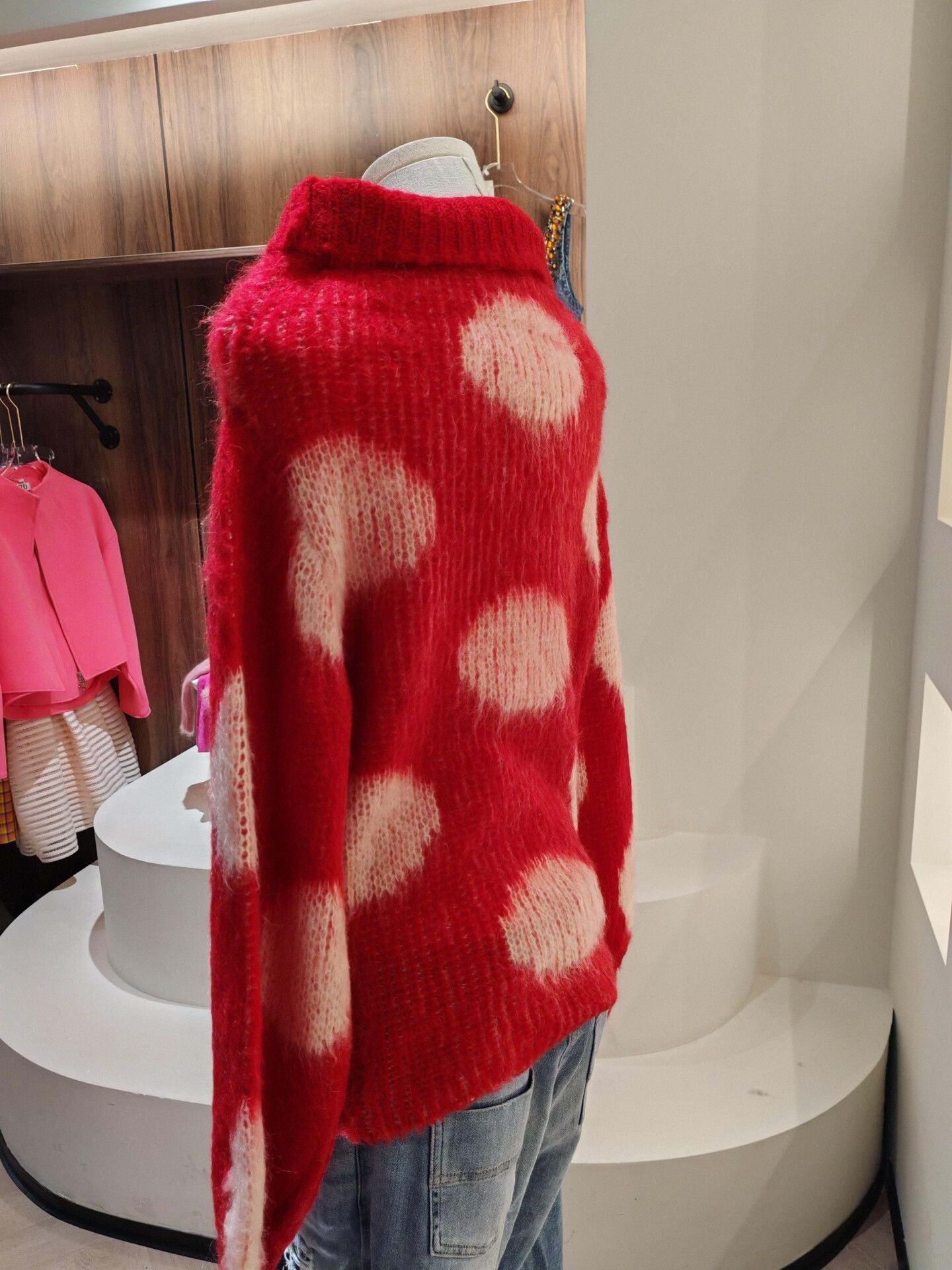 Marni MARNI Red Mohair Sweater Size M / US 6-8 / IT 42-44 - 2 Thumbnail