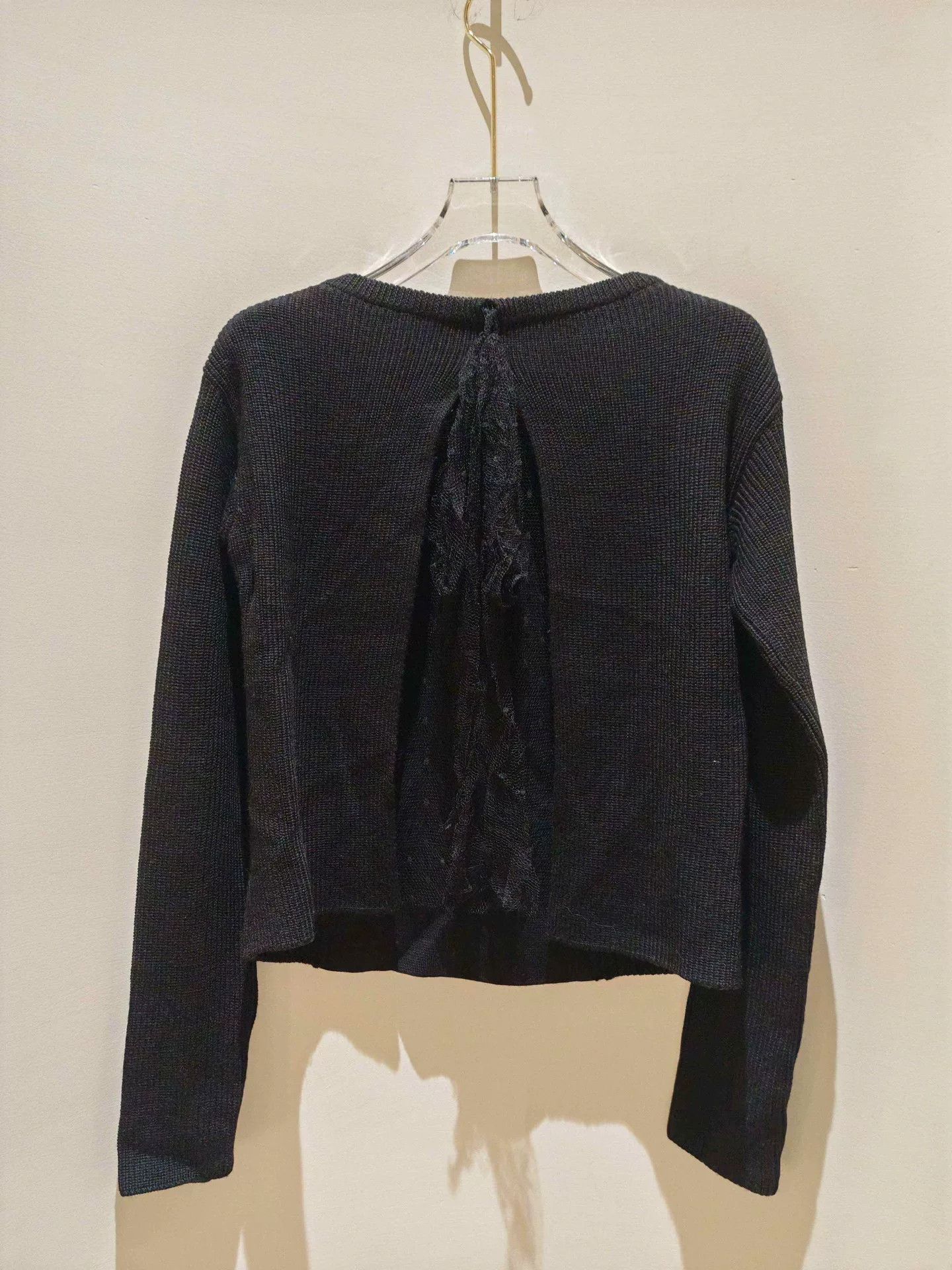 RED Valentino Red Valentino Black Knit Top Size M / US 6-8 / IT 42-44 - 2 Thumbnail