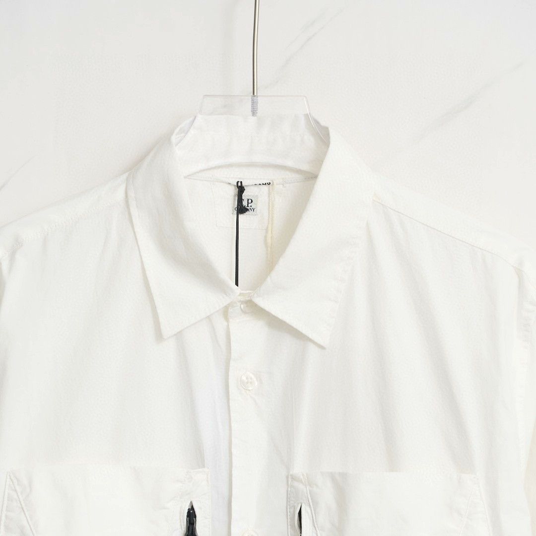 C.P. Company C.P. Company Men's Pocket Zip Shirt Size US M / EU 48-50 / 2 - 2 Thumbnail