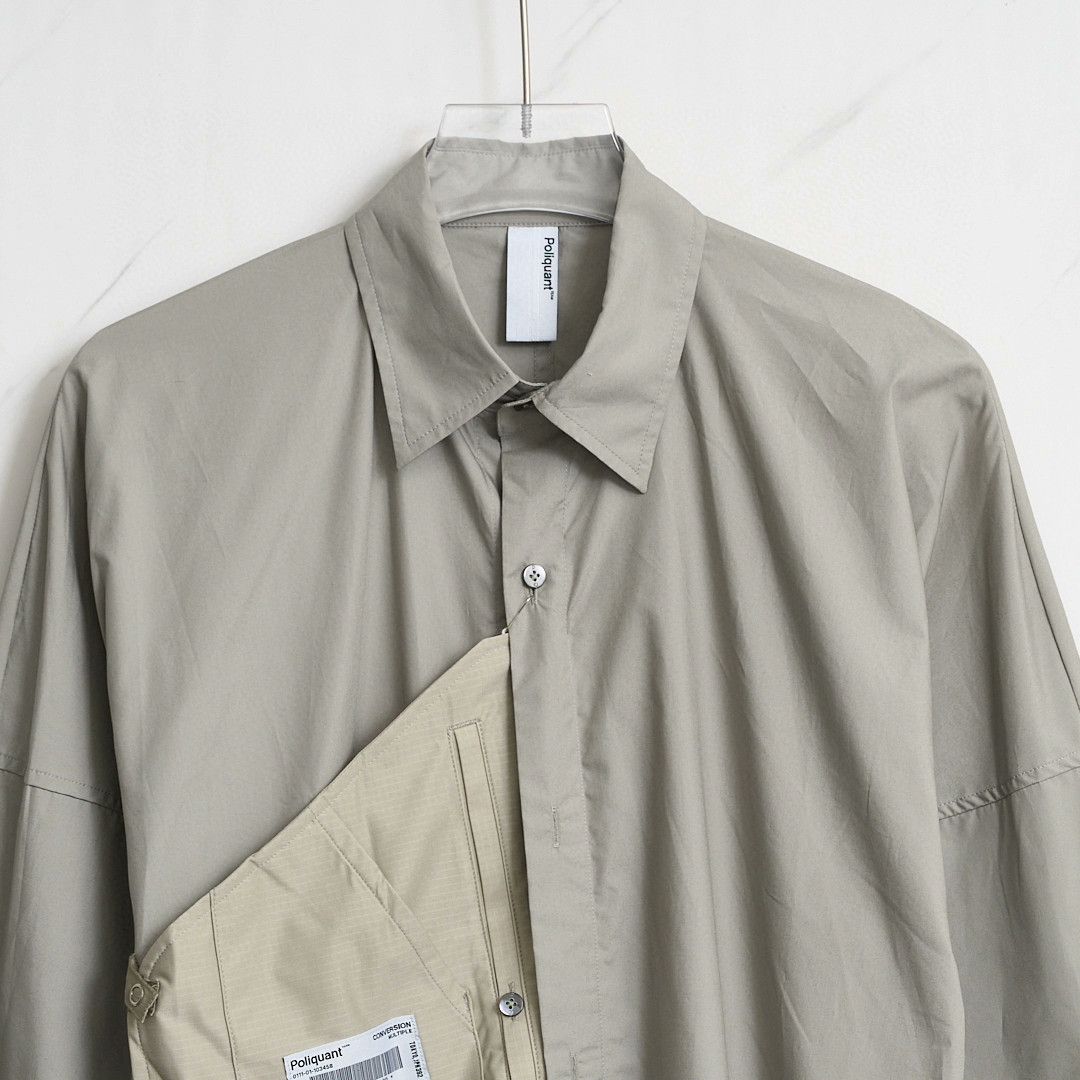 Other Poliquant Men's Creative Patchwork Shirt Size US L / EU 52-54 / 3 - 2 Thumbnail