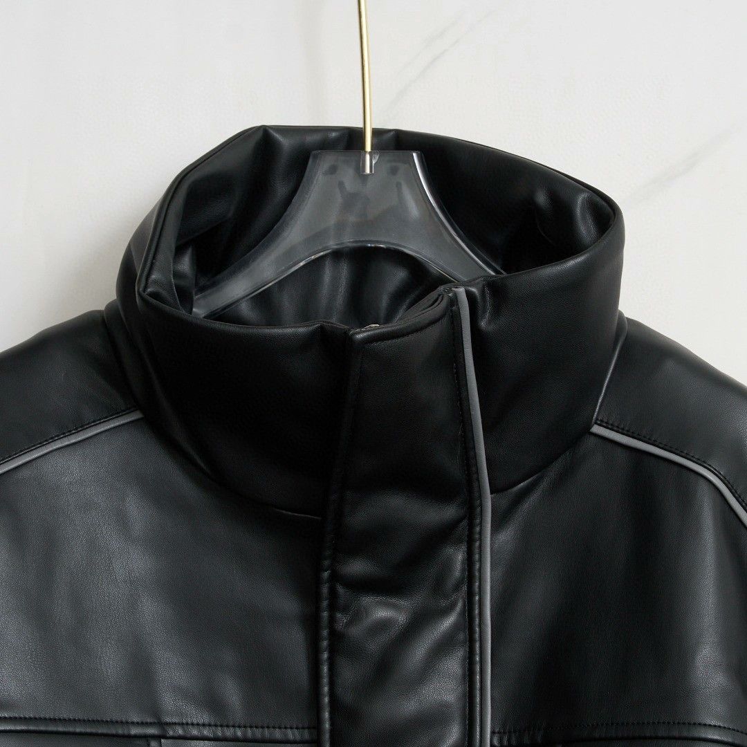 Other CalvinLuo Unisex Quilted Leather Jacket Size US M / EU 48-50 / 2 - 2 Thumbnail