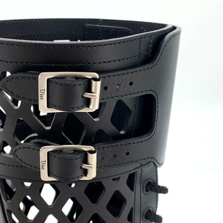 Dior Christian Dior Black Mid-Calf Boots Size US 5 / IT 35 - 9 Thumbnail