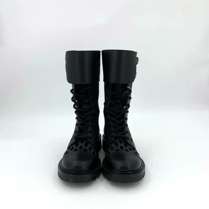 Dior Christian Dior Black Mid-Calf Boots Size US 5 / IT 35 - 3 Thumbnail