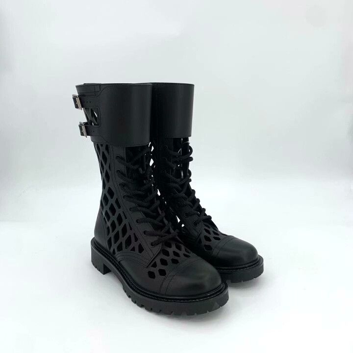 Dior Christian Dior Black Mid-Calf Boots Size US 5 / IT 35 - 2 Thumbnail