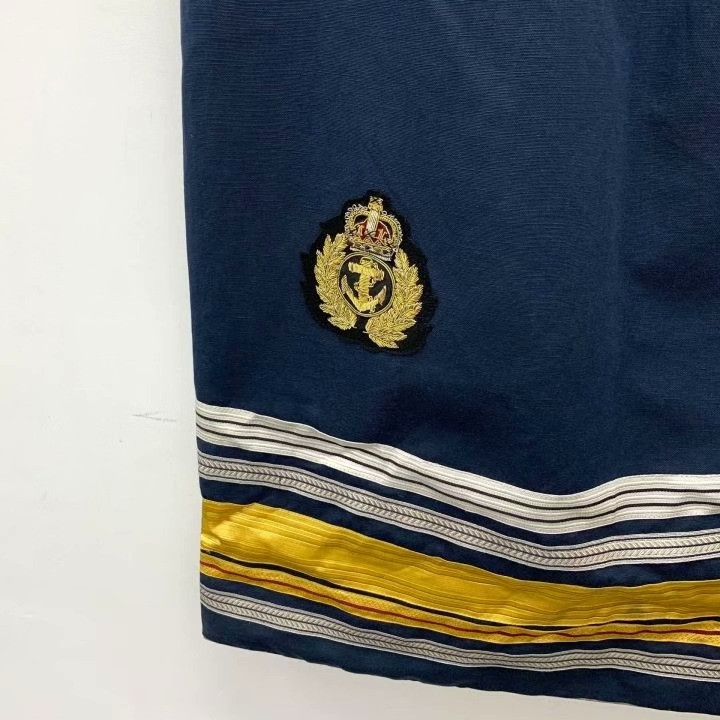 Other J29445 Amen Dark Blue Beaded Badge Dress Size S / US 4 / IT 40 - 4 Thumbnail