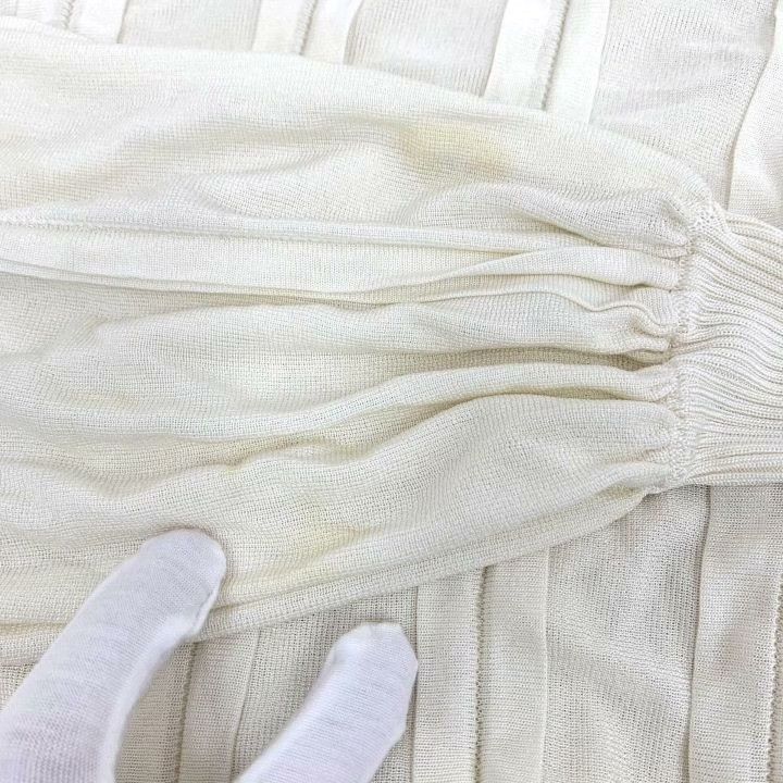 Chanel Chanel Beige Ruffle Crewneck Sweater Size M / US 6-8 / IT 42-44 - 8 Thumbnail