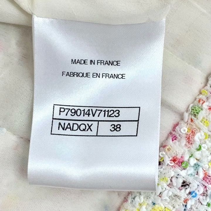 Chanel Chanel 25P Pink V-Neck Tweed Jacket Size S / US 4 / IT 40 - 7 Thumbnail