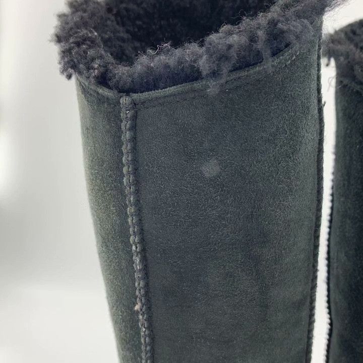 Other Stella Luna Black Fur-Lined Flat Mid-Calf Boots Size US 4 / IT 34 - 7 Thumbnail