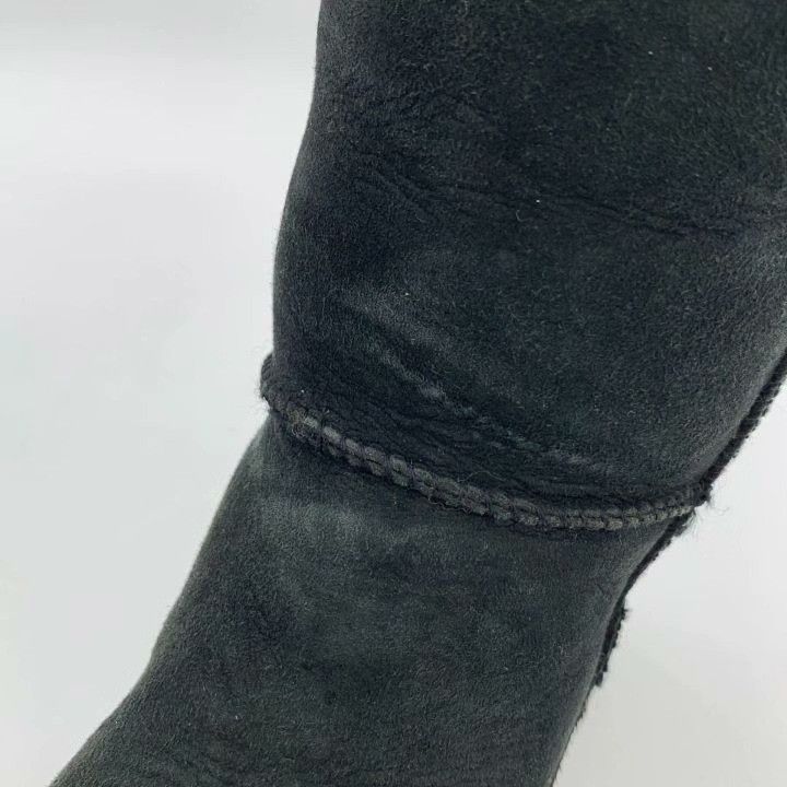 Other Stella Luna Black Fur-Lined Flat Mid-Calf Boots Size US 4 / IT 34 - 9 Thumbnail