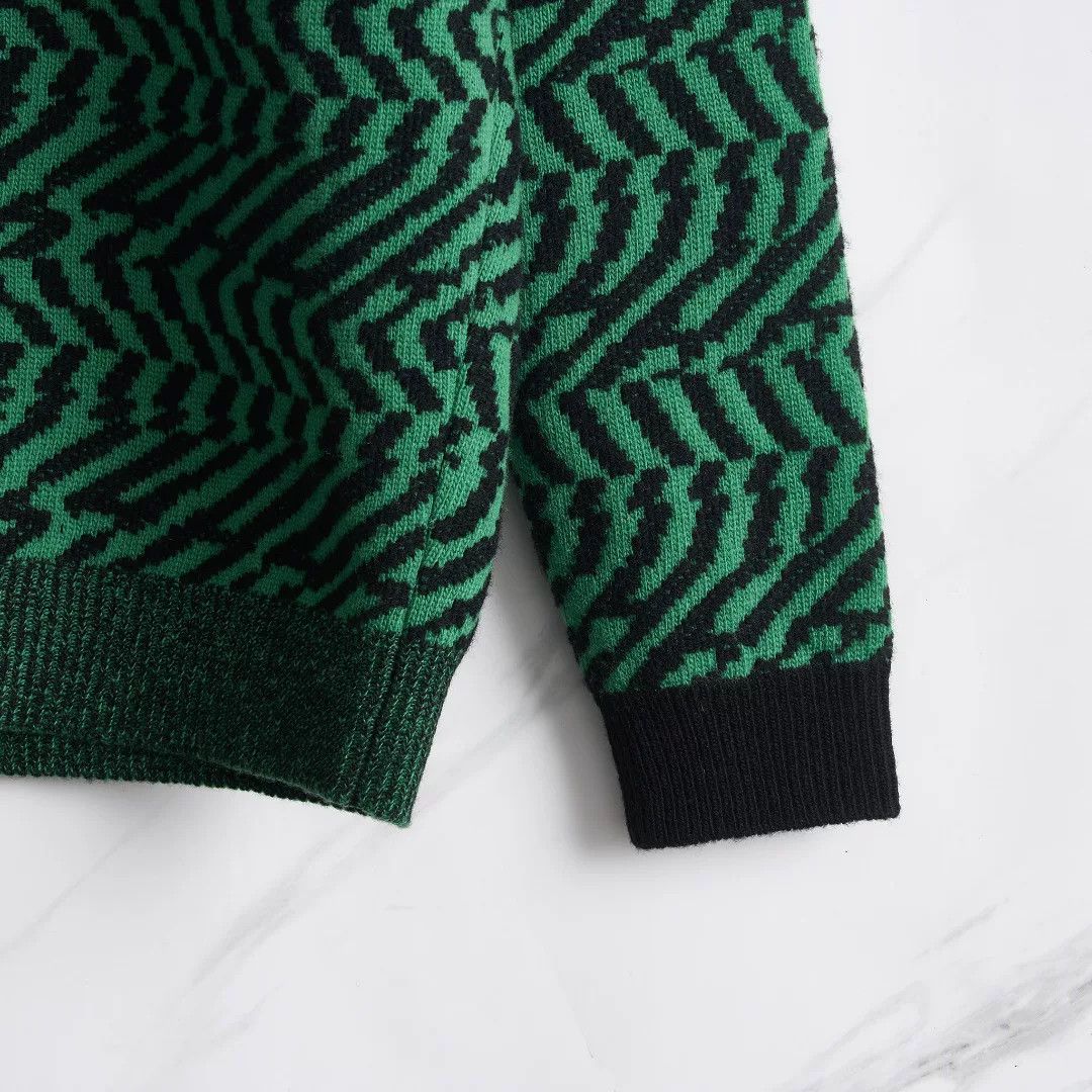 Stella McCartney Stella McCartney Women's Color-Blocked Jacquard Sweater Size M / US 6-8 / IT 42-44 - 3 Thumbnail