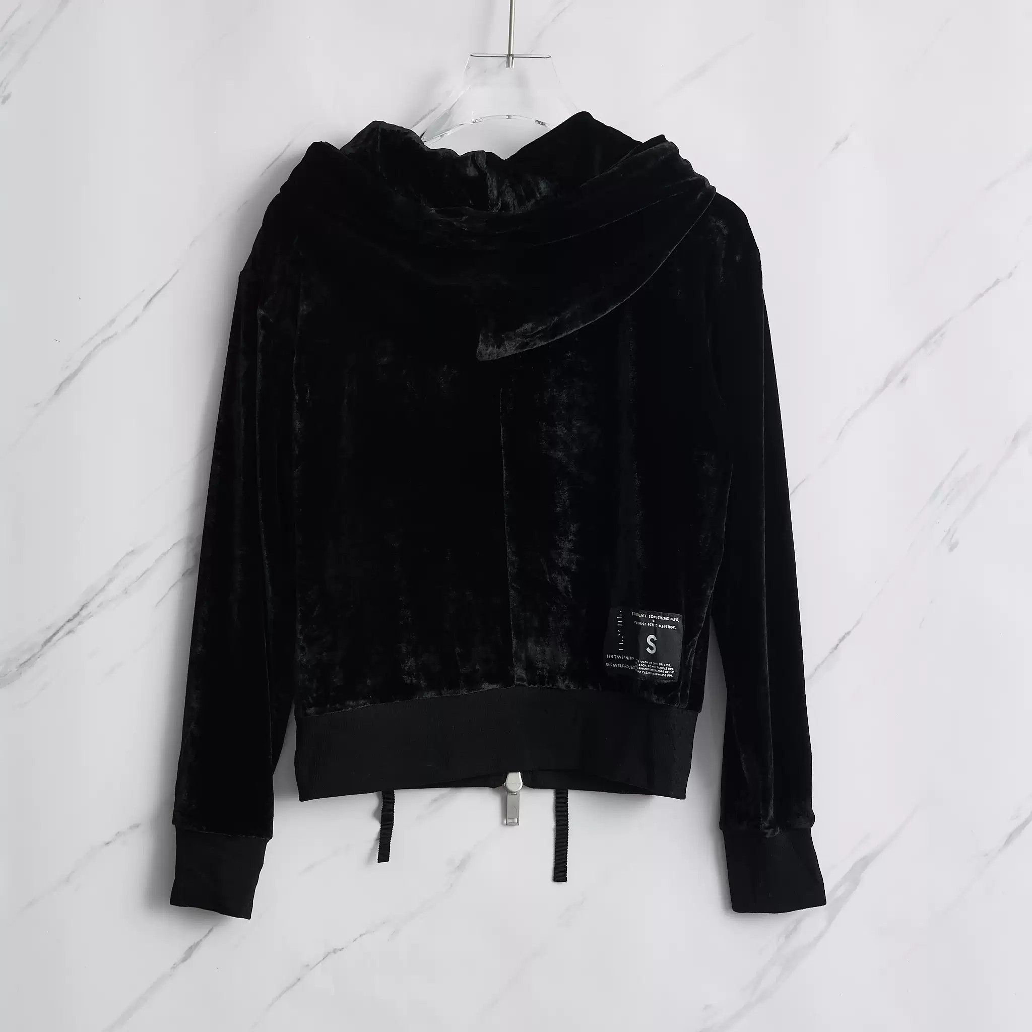 Unravel Project Authentic Unravel Project Women's Velvet Hoodie Size M / US 6-8 / IT 42-44 - 4 Thumbnail