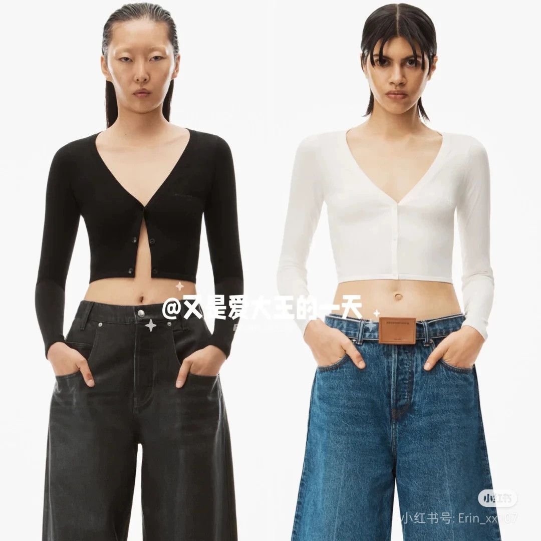 Alexander Wang Alexander Wang Women's Logo Knit Cardigan Size M / US 6-8 / IT 42-44 - 7 Thumbnail