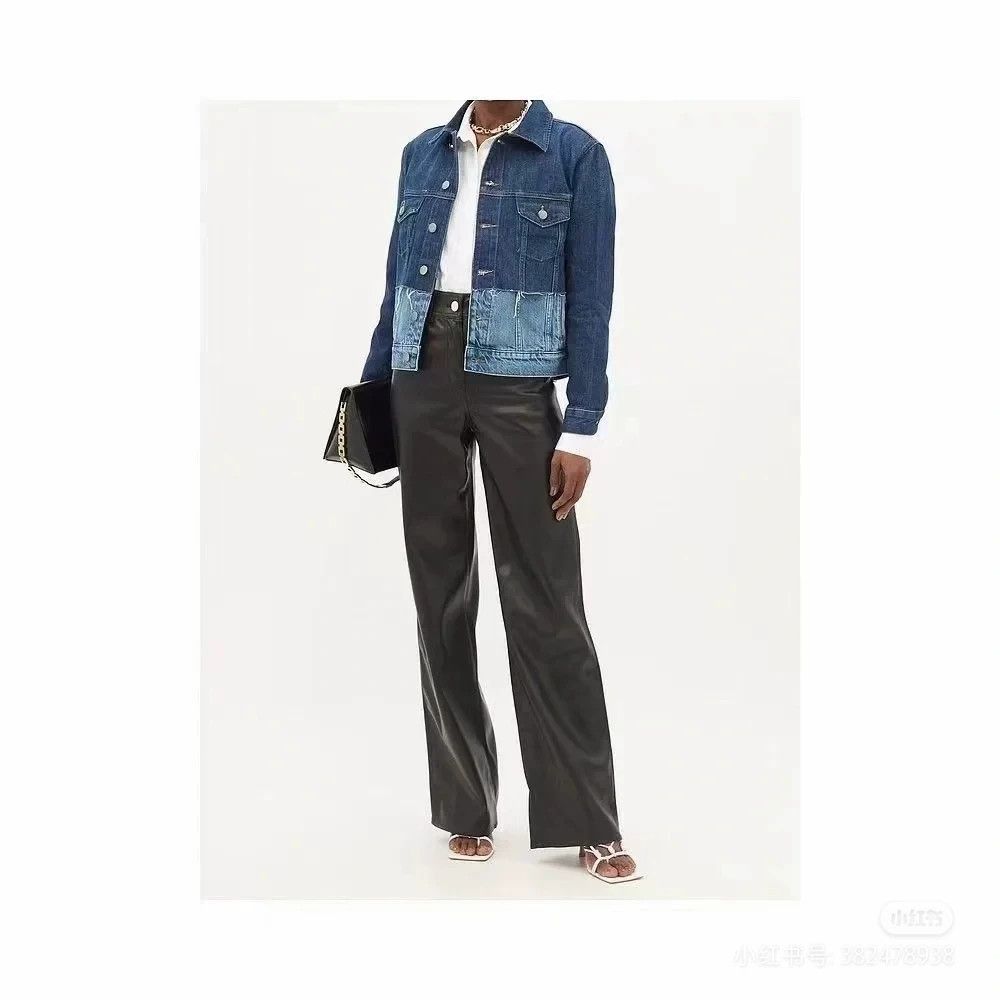 Frame Frame Women's Spliced Denim Jacket Size M / US 6-8 / IT 42-44 - 8 Thumbnail