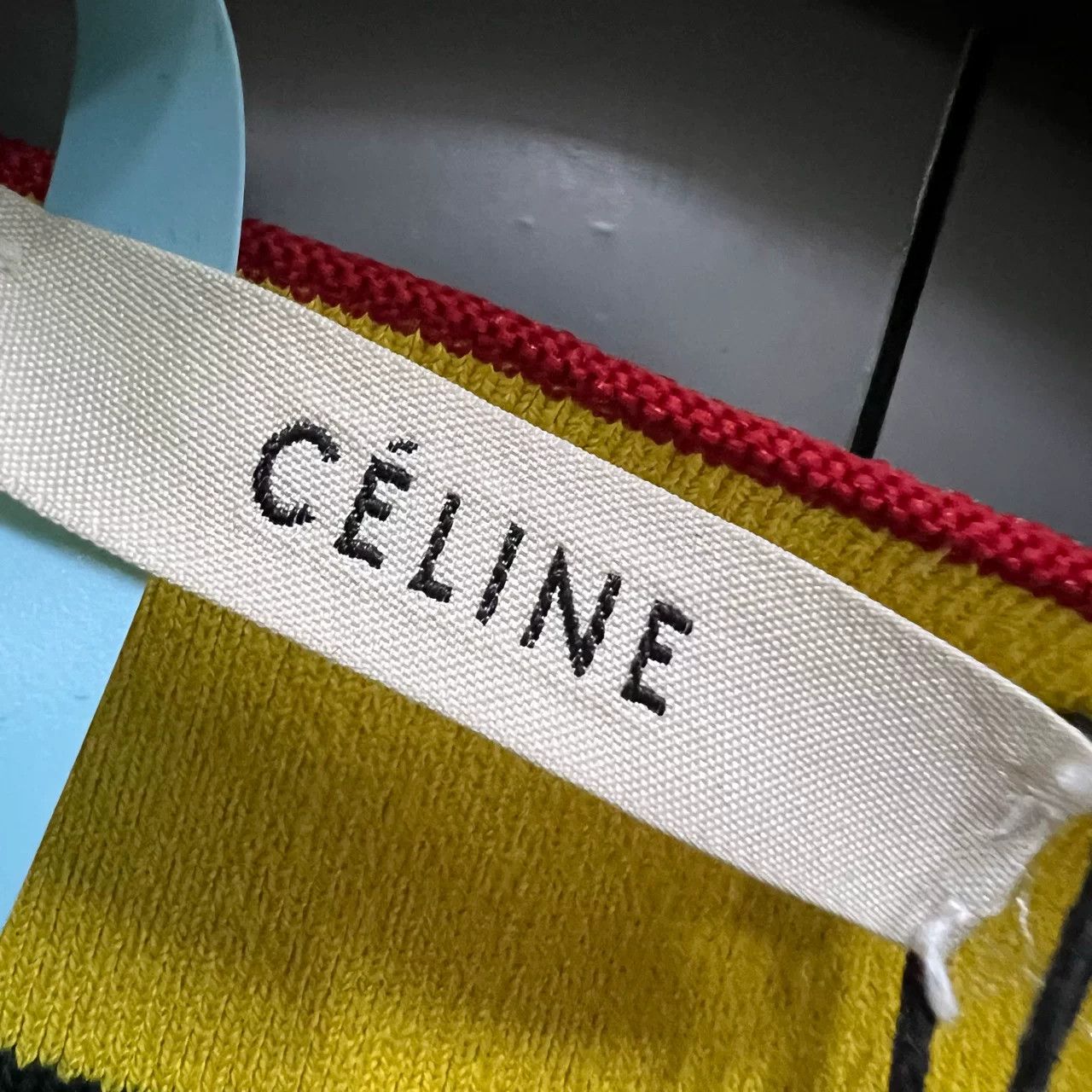 Celine Celine Colorblock V-Neck Knit Sweater Size M / US 6-8 / IT 42-44 - 3 Thumbnail