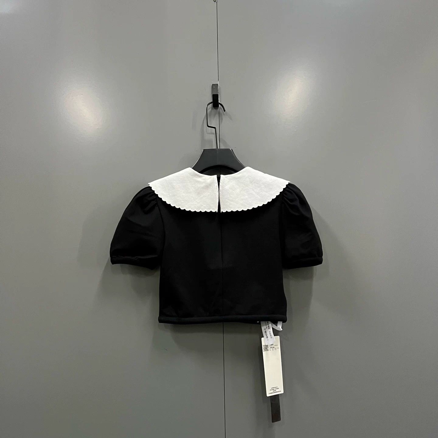 Miu Miu Miu Miu Black Doll Collar Short Sleeve Size M / US 6-8 / IT 42-44 - 3 Thumbnail