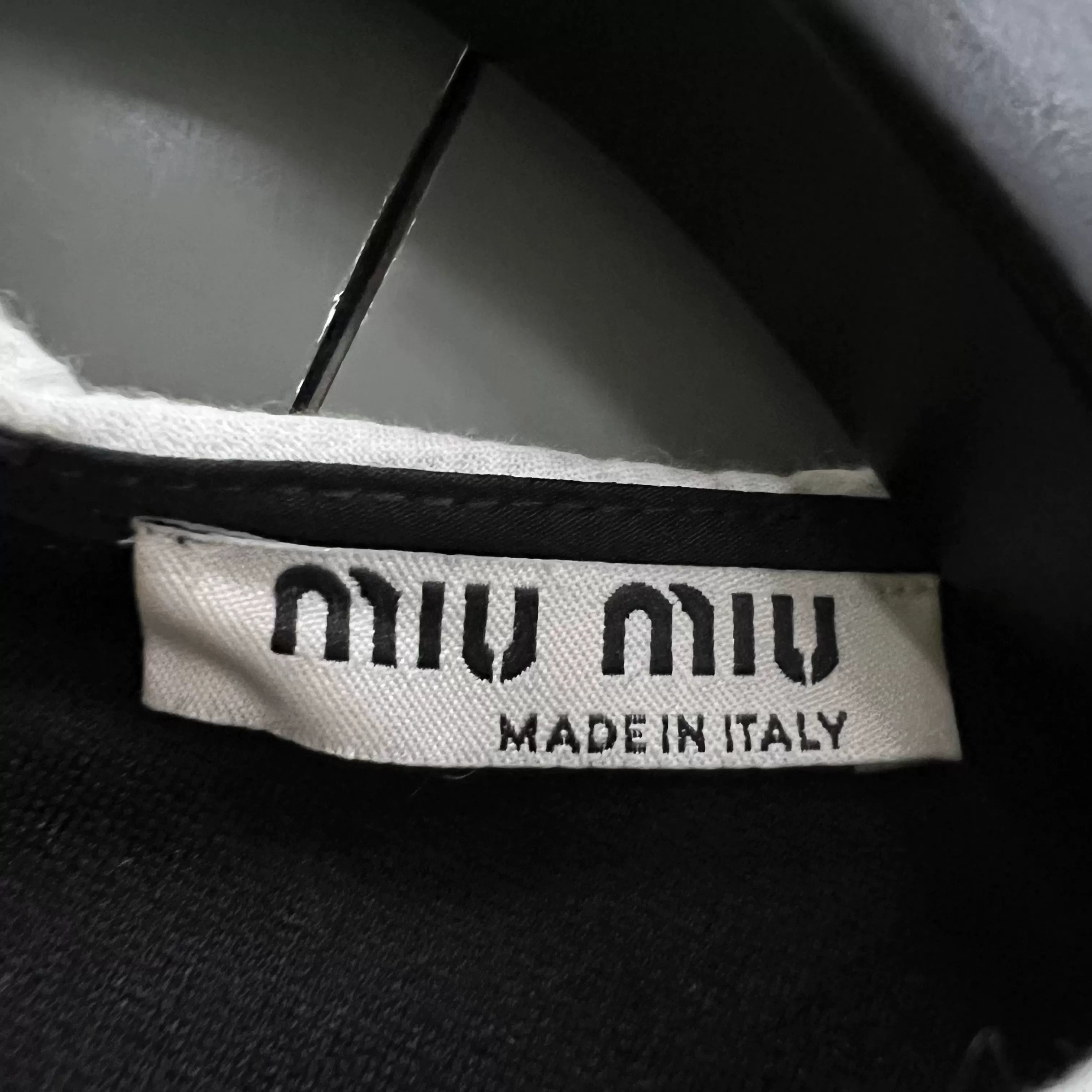Miu Miu Miu Miu Black Doll Collar Short Sleeve Size M / US 6-8 / IT 42-44 - 2 Thumbnail