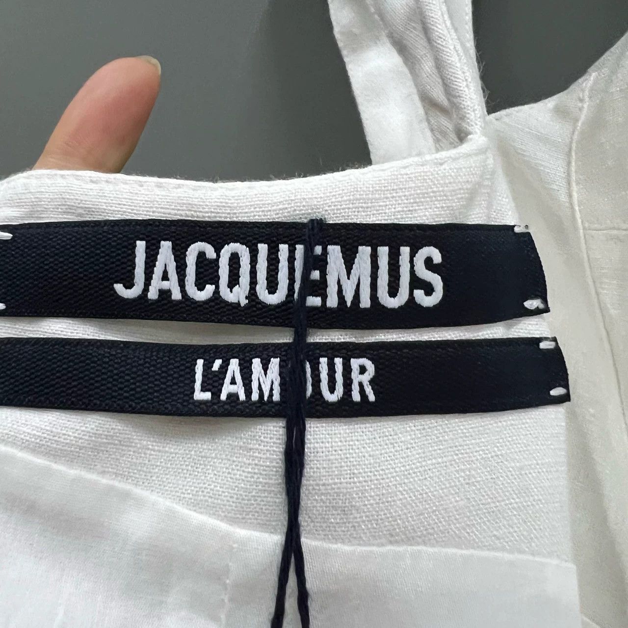 Jacquemus JACQUEMUS White Dress Size 32 Size M / US 6-8 / IT 42-44 - 3 Thumbnail