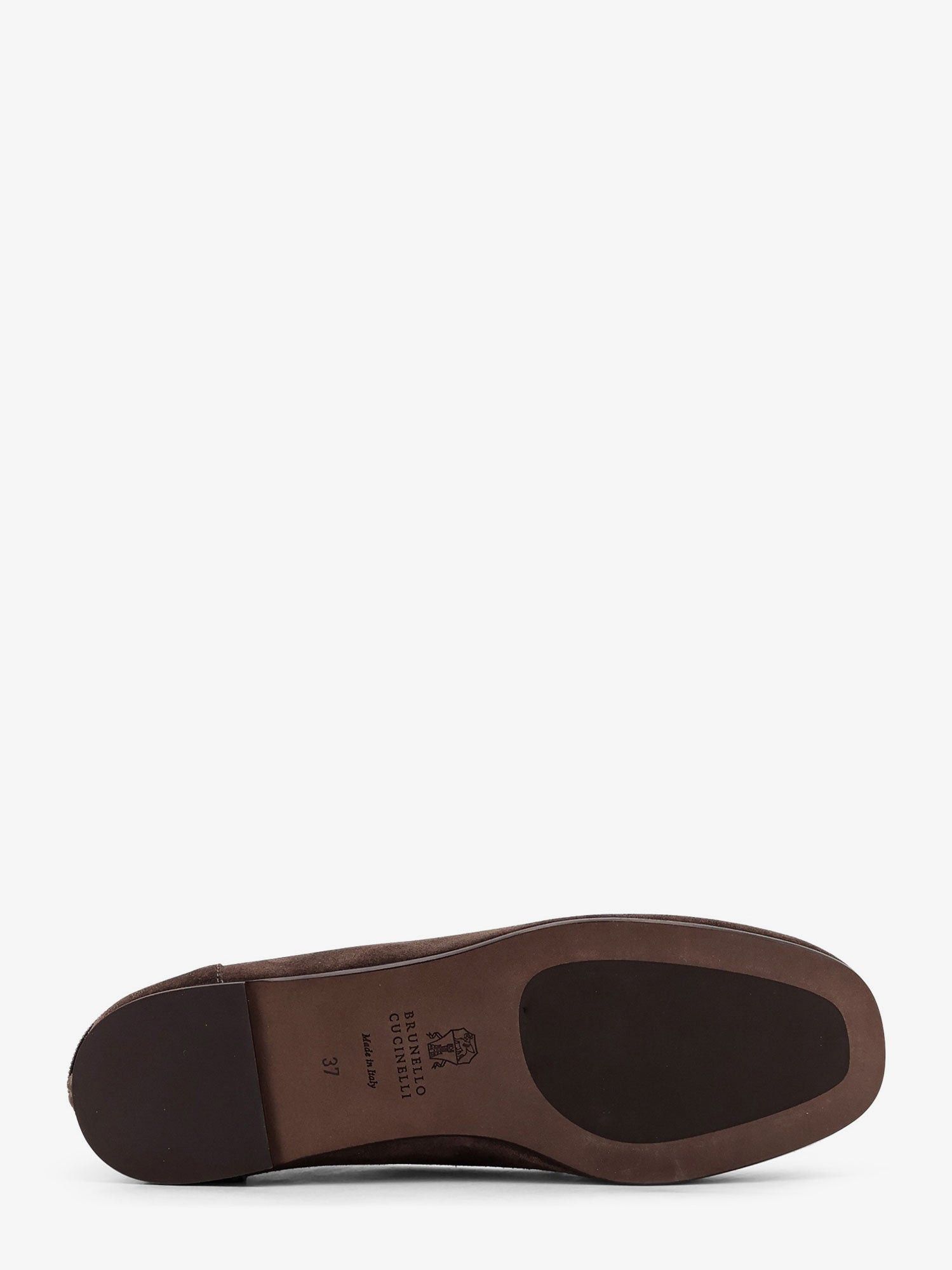 Brunello Cucinelli Suede Loafers With Monili Detail Size US 6 / IT 36 - 4 Thumbnail