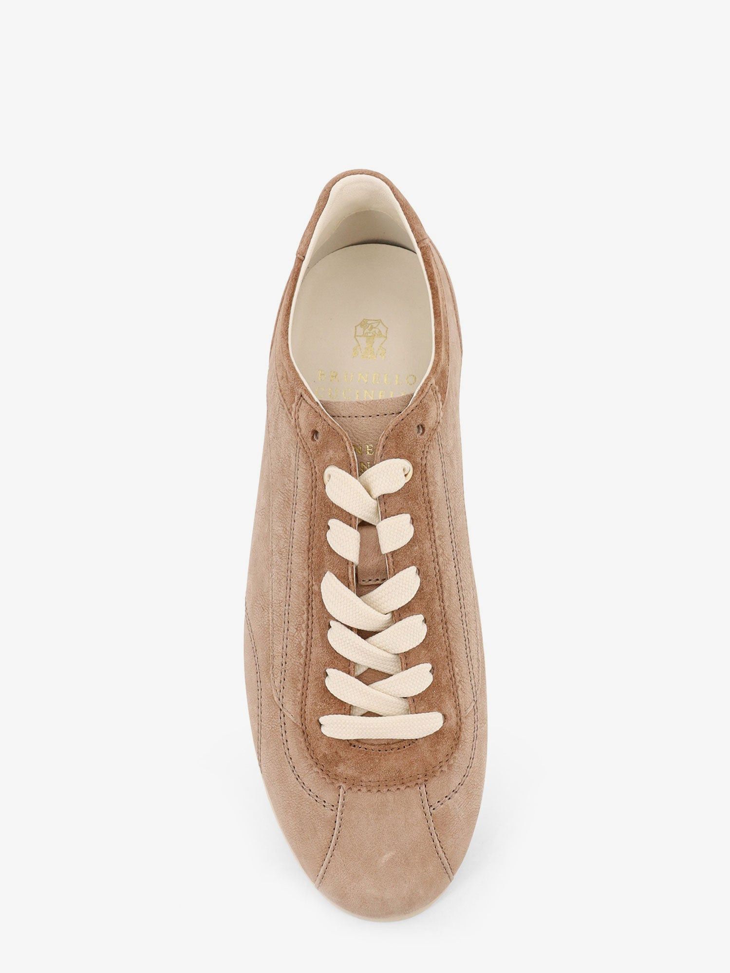 Brunello Cucinelli Leather Sneakers With Stitching Detail Size US 10 / EU 43 - 5 Thumbnail
