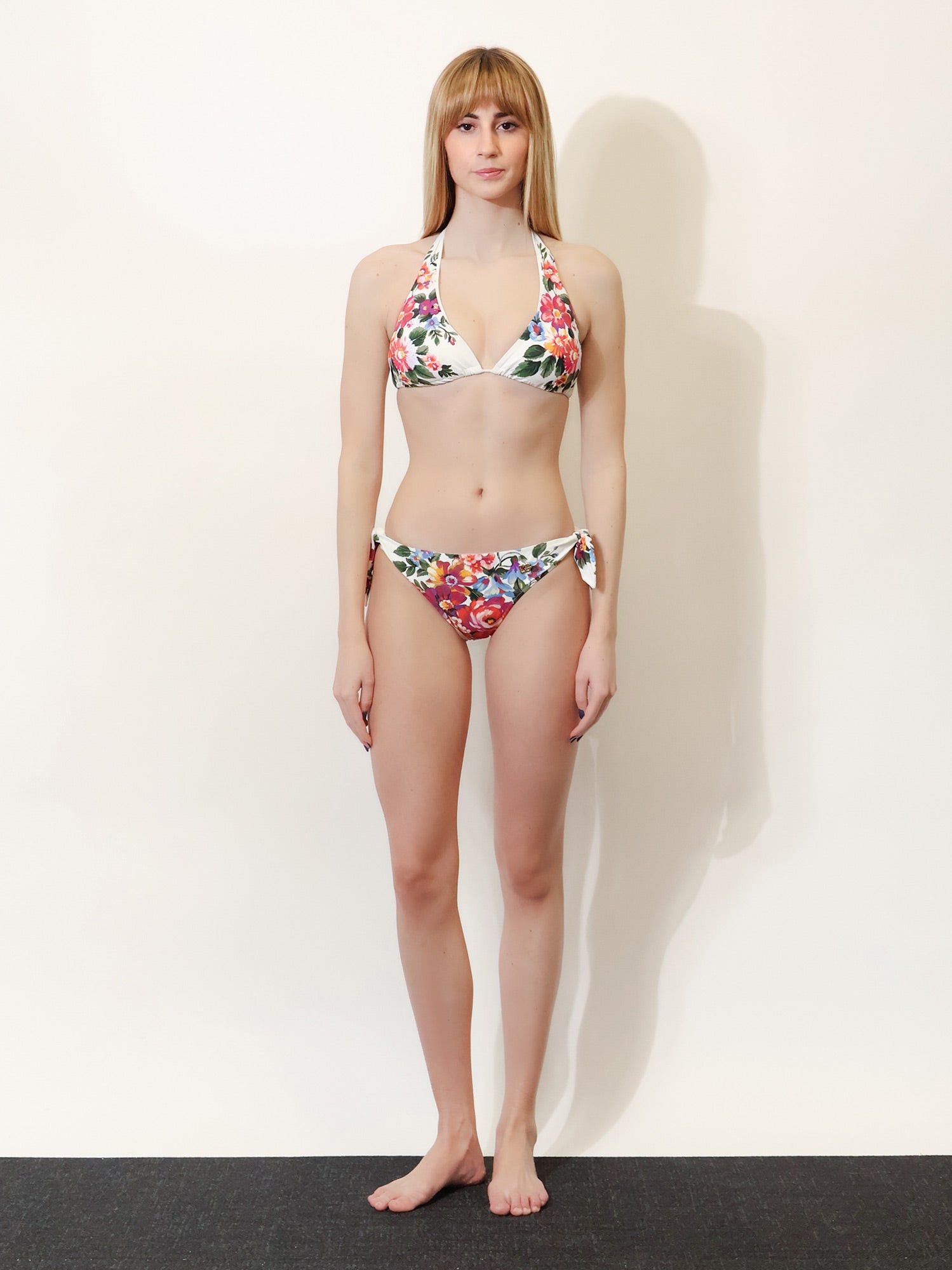 Dolce & Gabbana Nylon Bikini With Floral Print Size M / US 6-8 / IT 42-44 - 4 Thumbnail