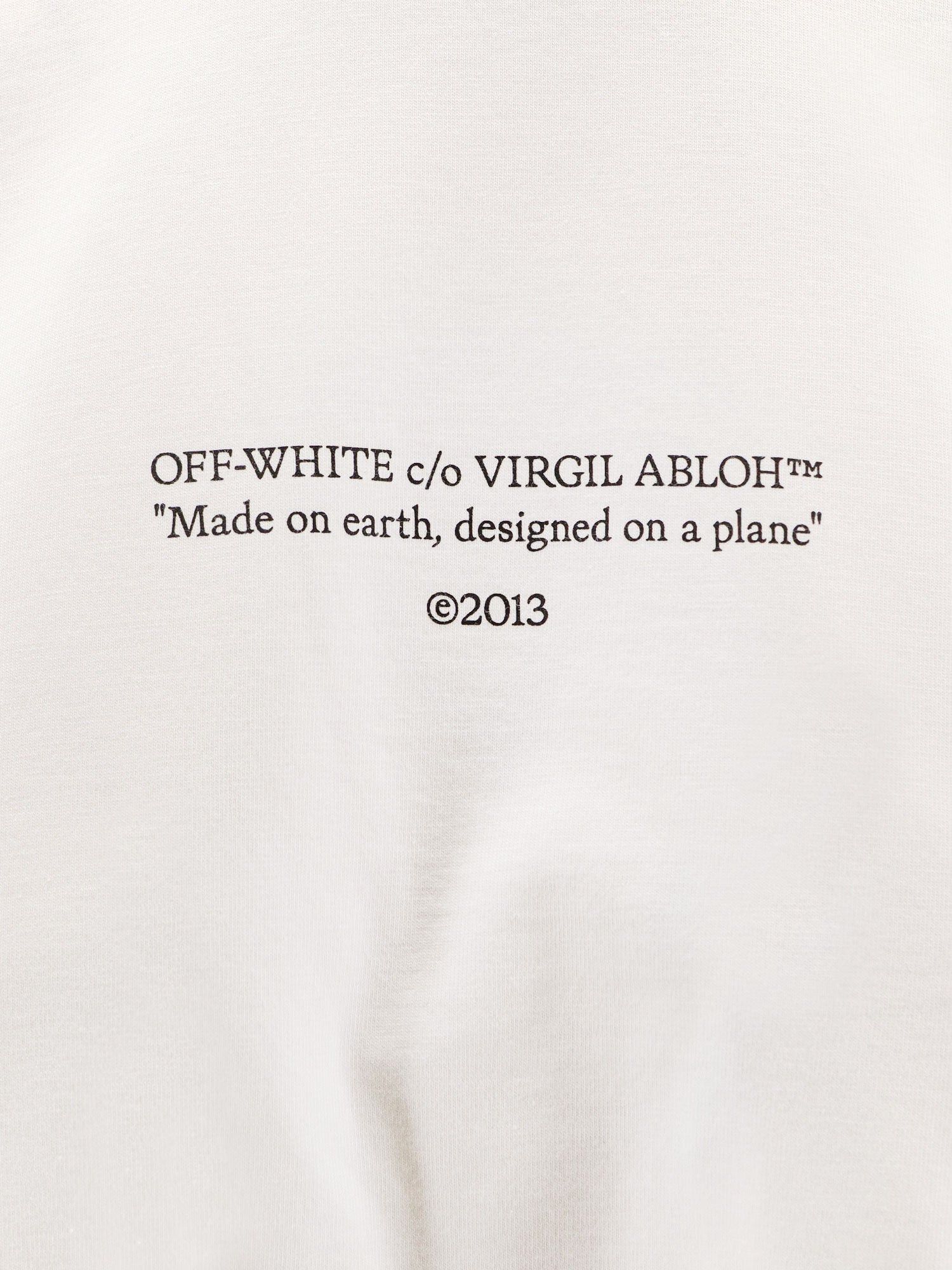 Off-White Cotton T-Shirt Size S / US 4 / IT 40 - 3 Thumbnail