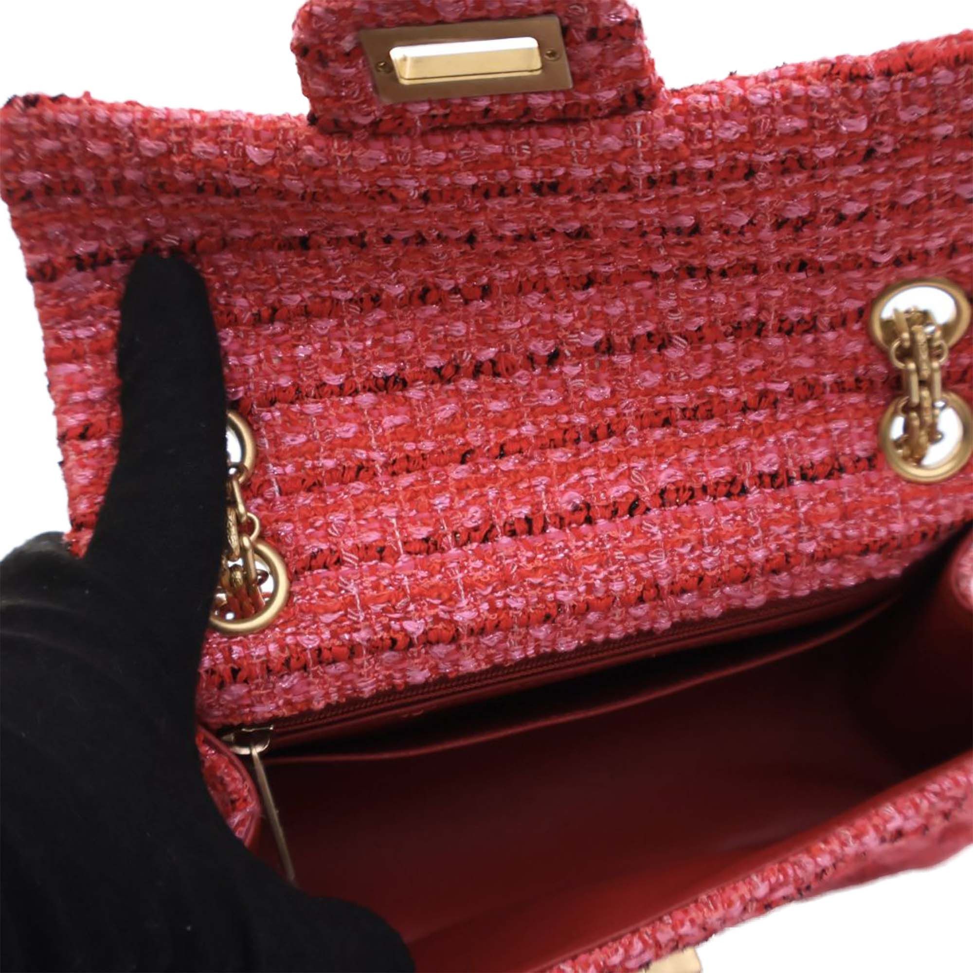 Chanel Mini Reissue 2.55 Tweed Single Flap 224 Size ONE SIZE - 8 Thumbnail
