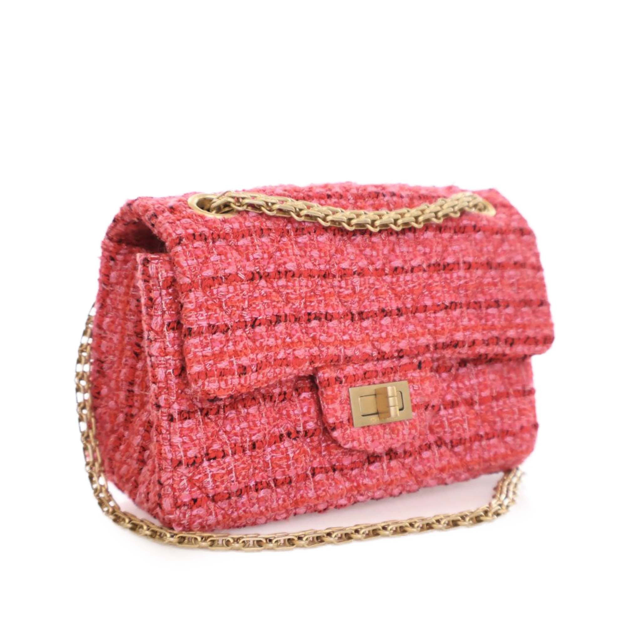 Chanel Mini Reissue 2.55 Tweed Single Flap 224 Size ONE SIZE - 3 Thumbnail