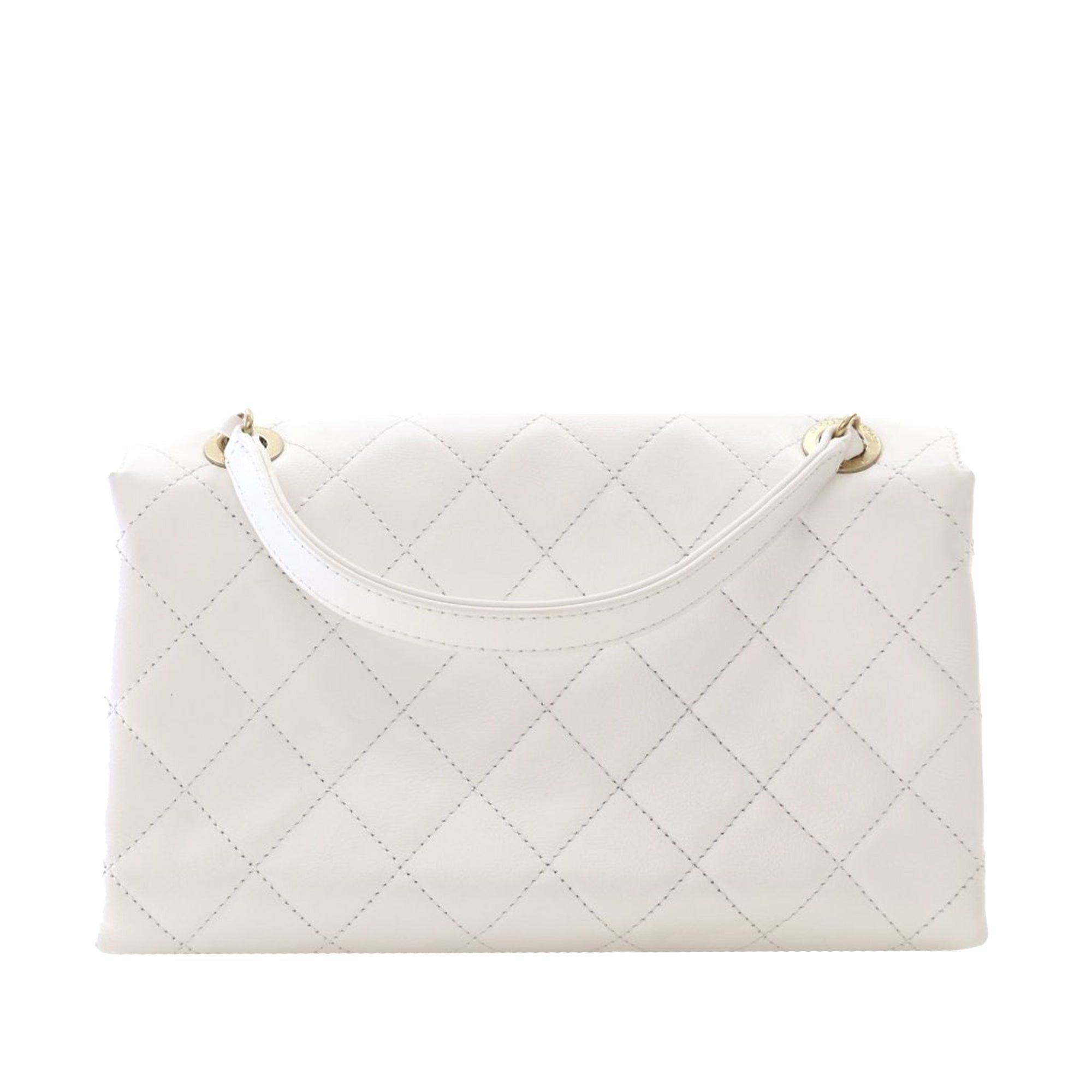 Chanel Medium Quilted Calfskin Logo Enchained Flap Size ONE SIZE - 2 Thumbnail