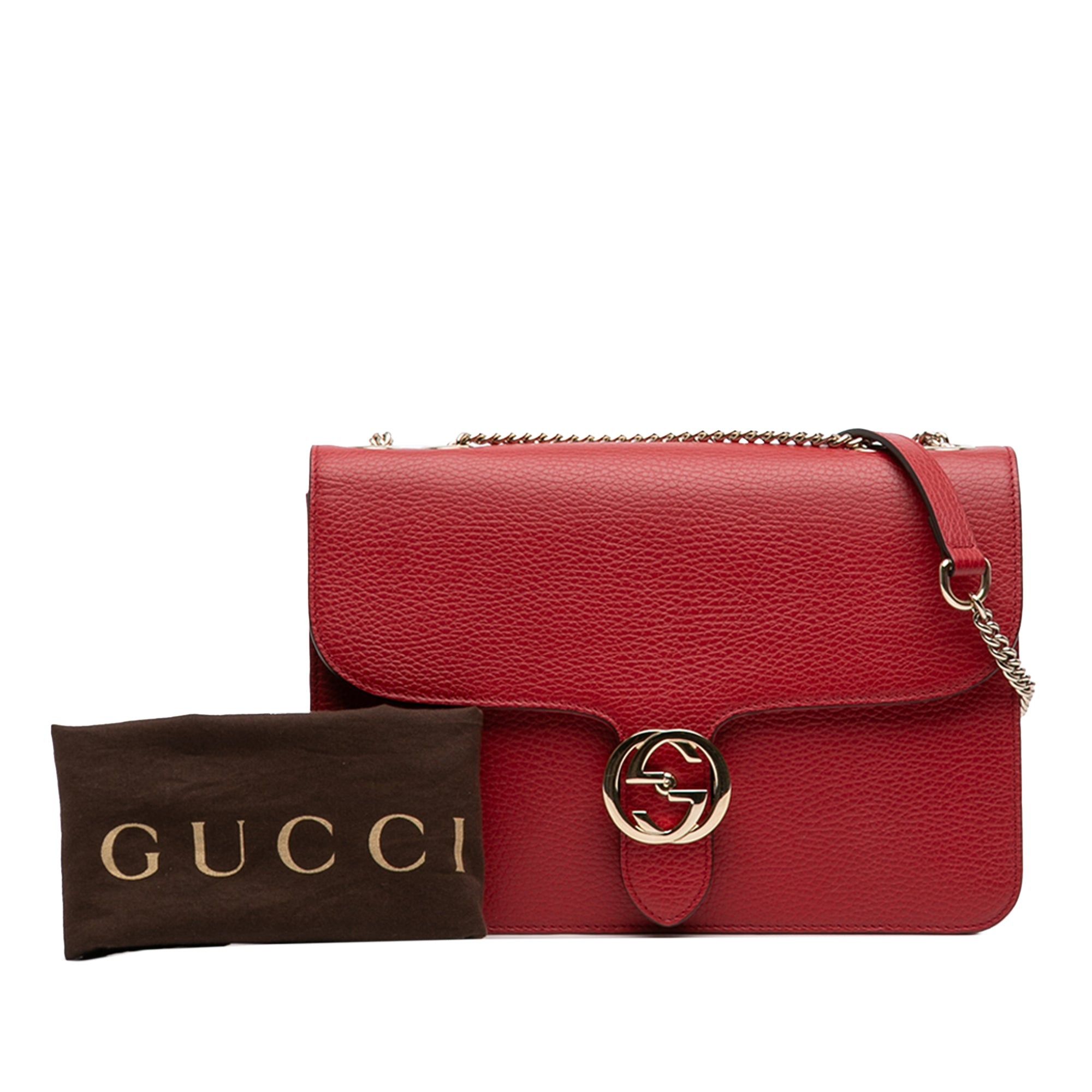 Gucci Medium Dollar Calfskin Interlocking G Crossbody Size ONE SIZE - 10 Thumbnail