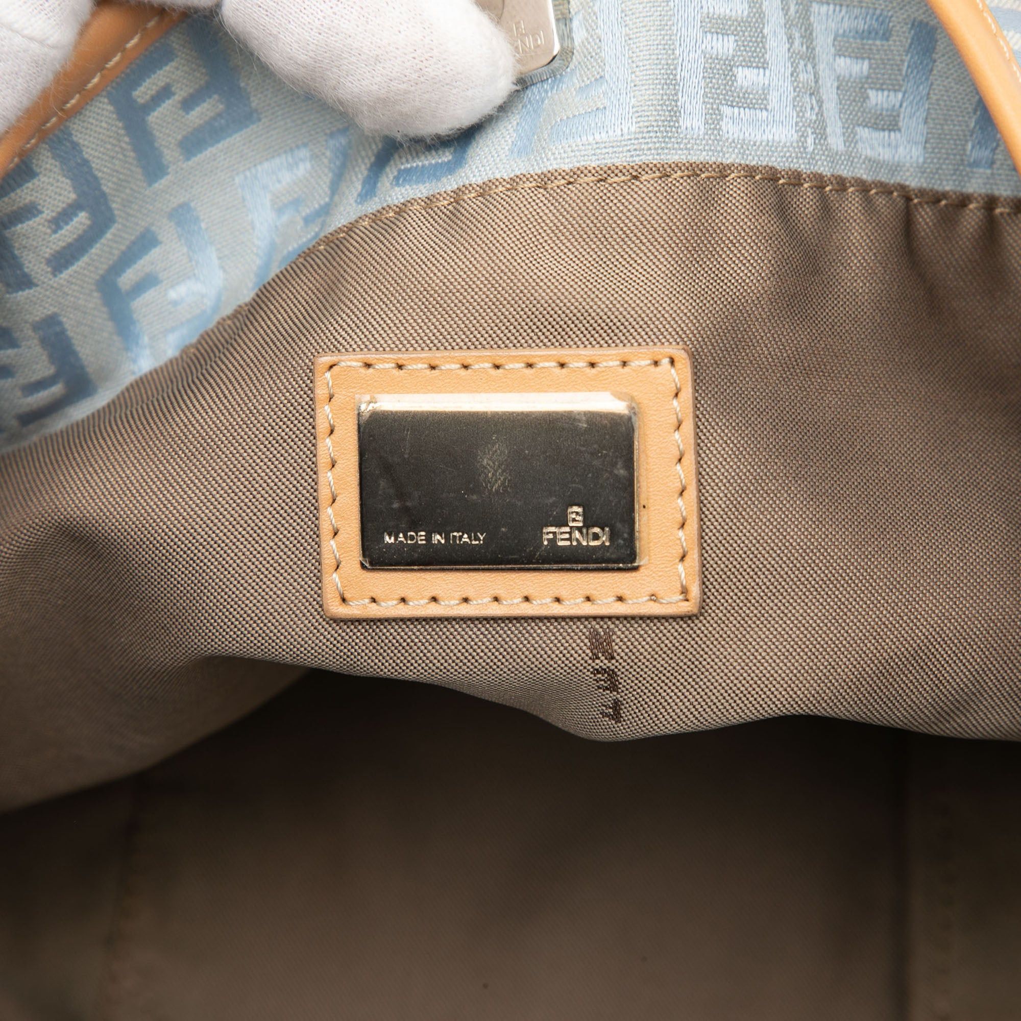 Fendi Small Zucchino Canvas Roll Tote Size ONE SIZE - 5 Thumbnail