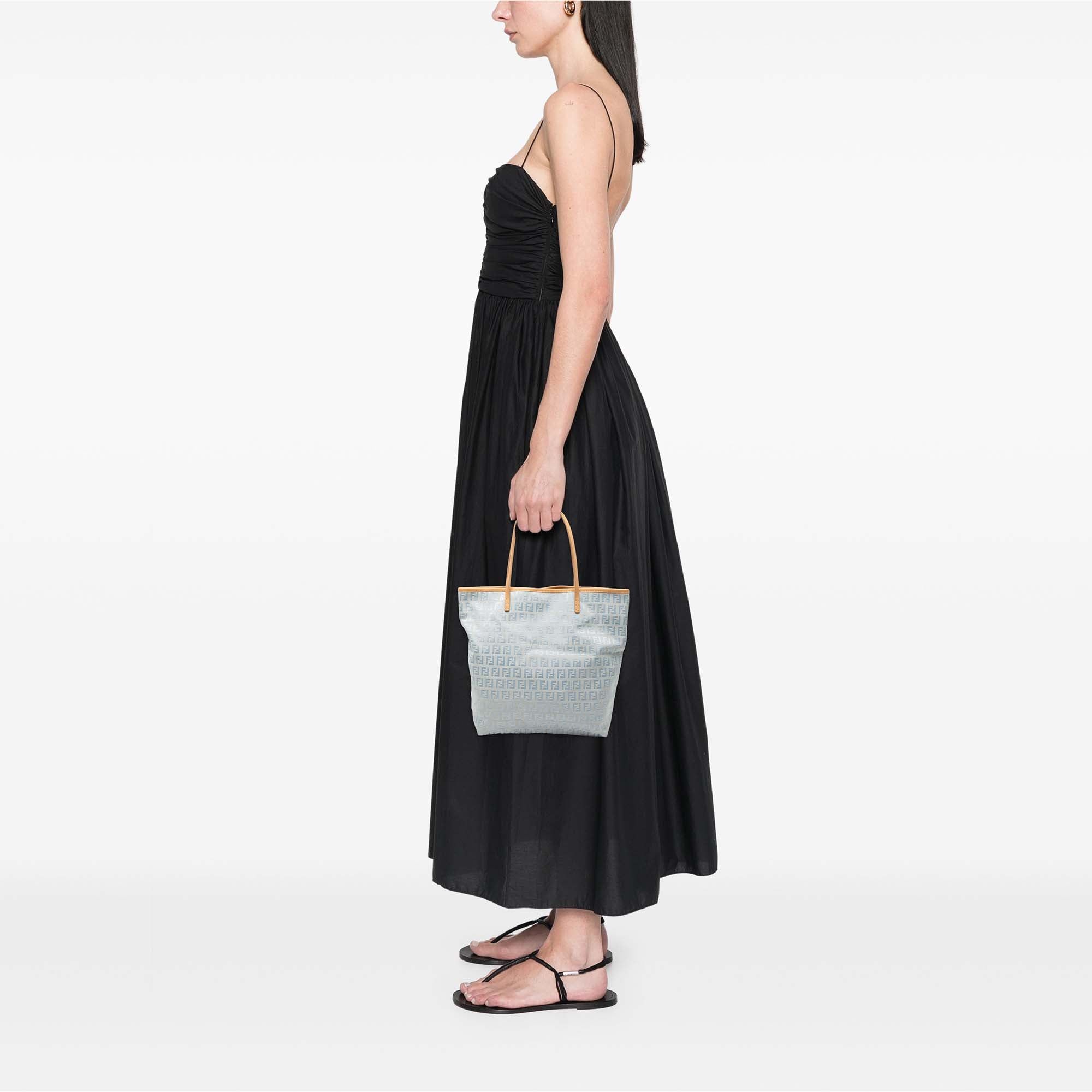 Fendi Small Zucchino Canvas Roll Tote Size ONE SIZE - 6 Thumbnail