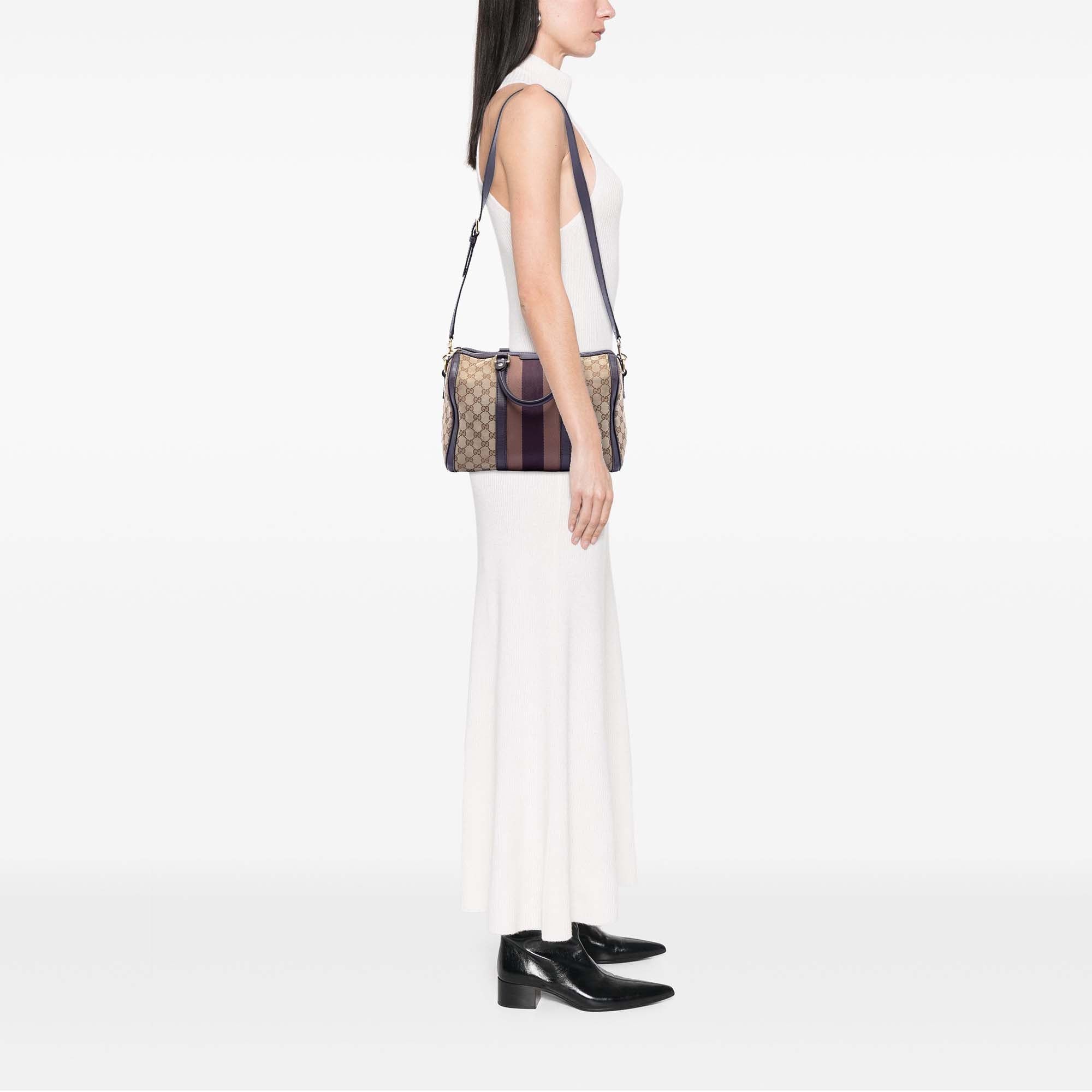 Gucci Medium GG Canvas Web Joy Boston Bag Size ONE SIZE - 7 Thumbnail