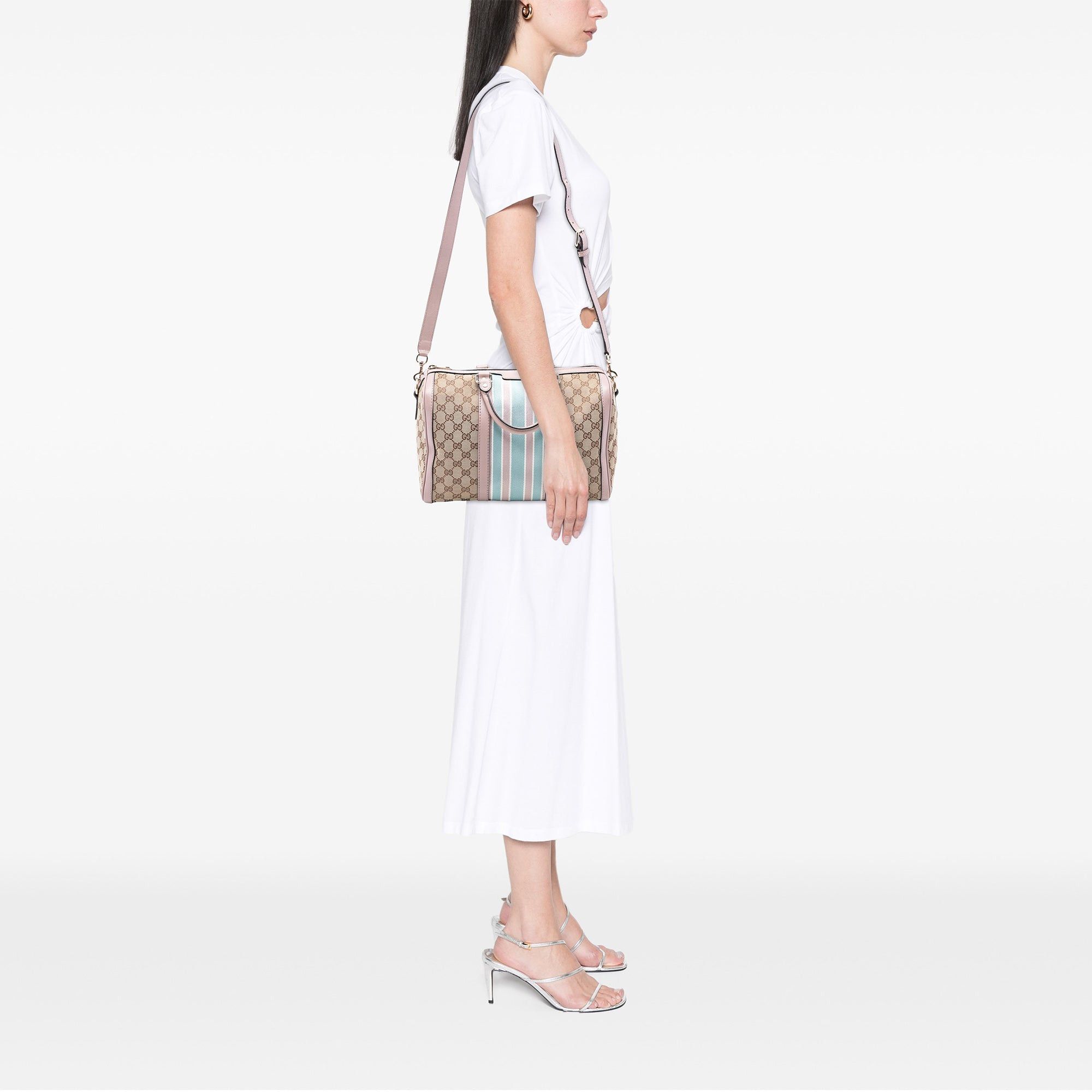 Gucci Medium GG Canvas Web Joy Boston Bag Size ONE SIZE - 7 Thumbnail