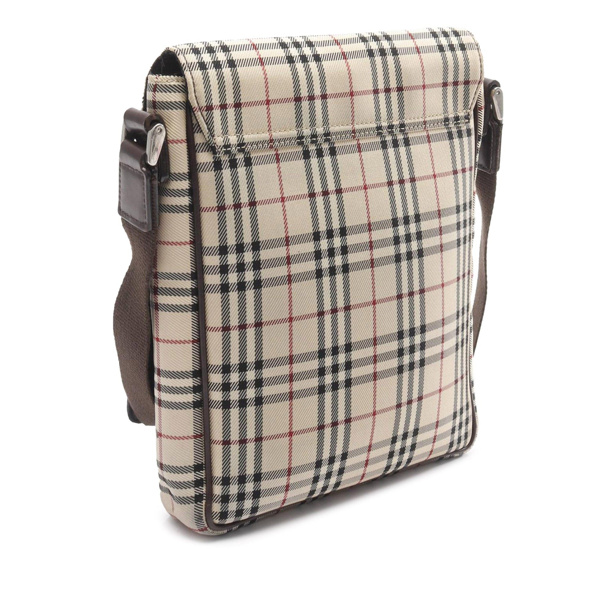 Burberry House Check Canvas Flap Crossbody Size ONE SIZE - 2 Thumbnail