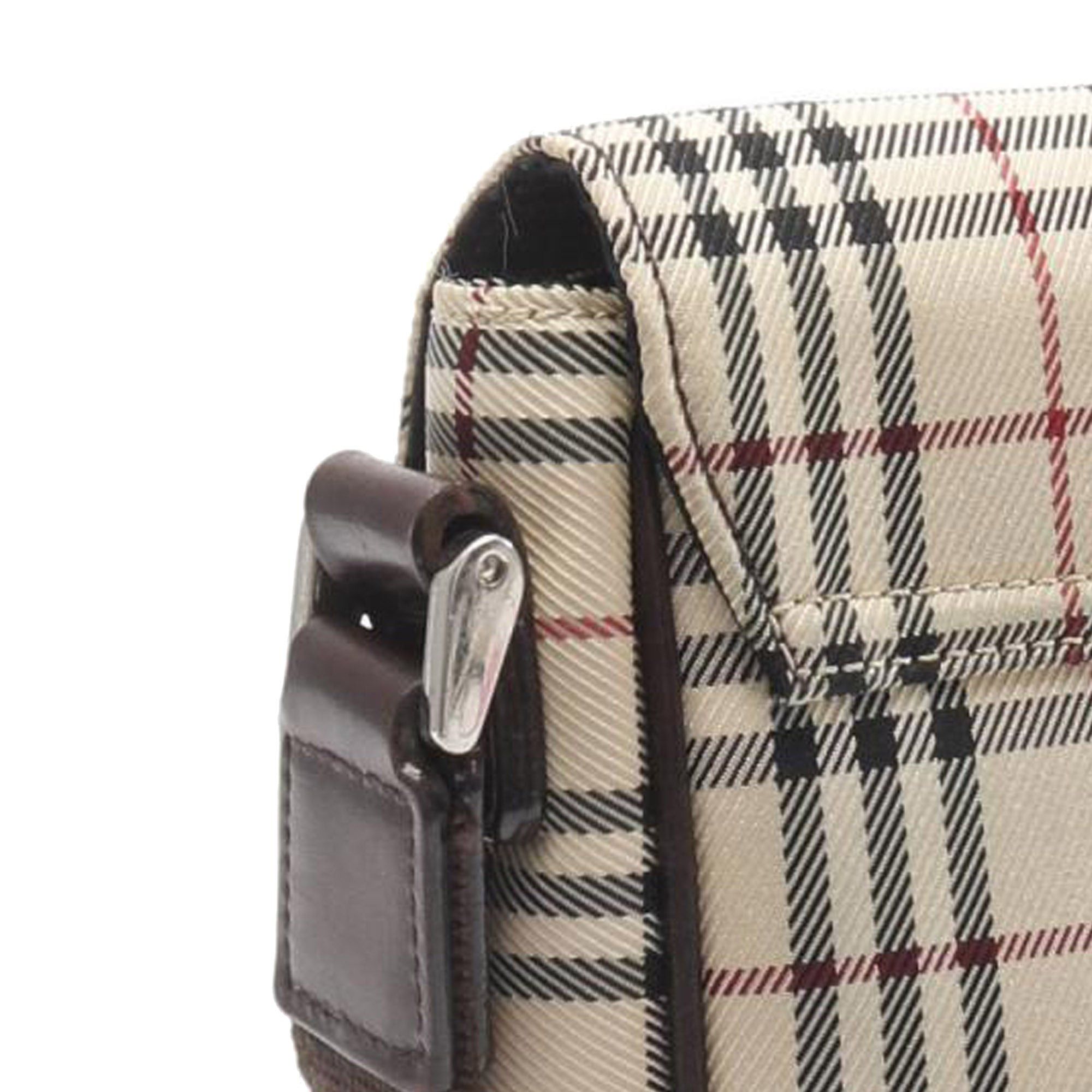 Burberry House Check Canvas Flap Crossbody Size ONE SIZE - 9 Thumbnail