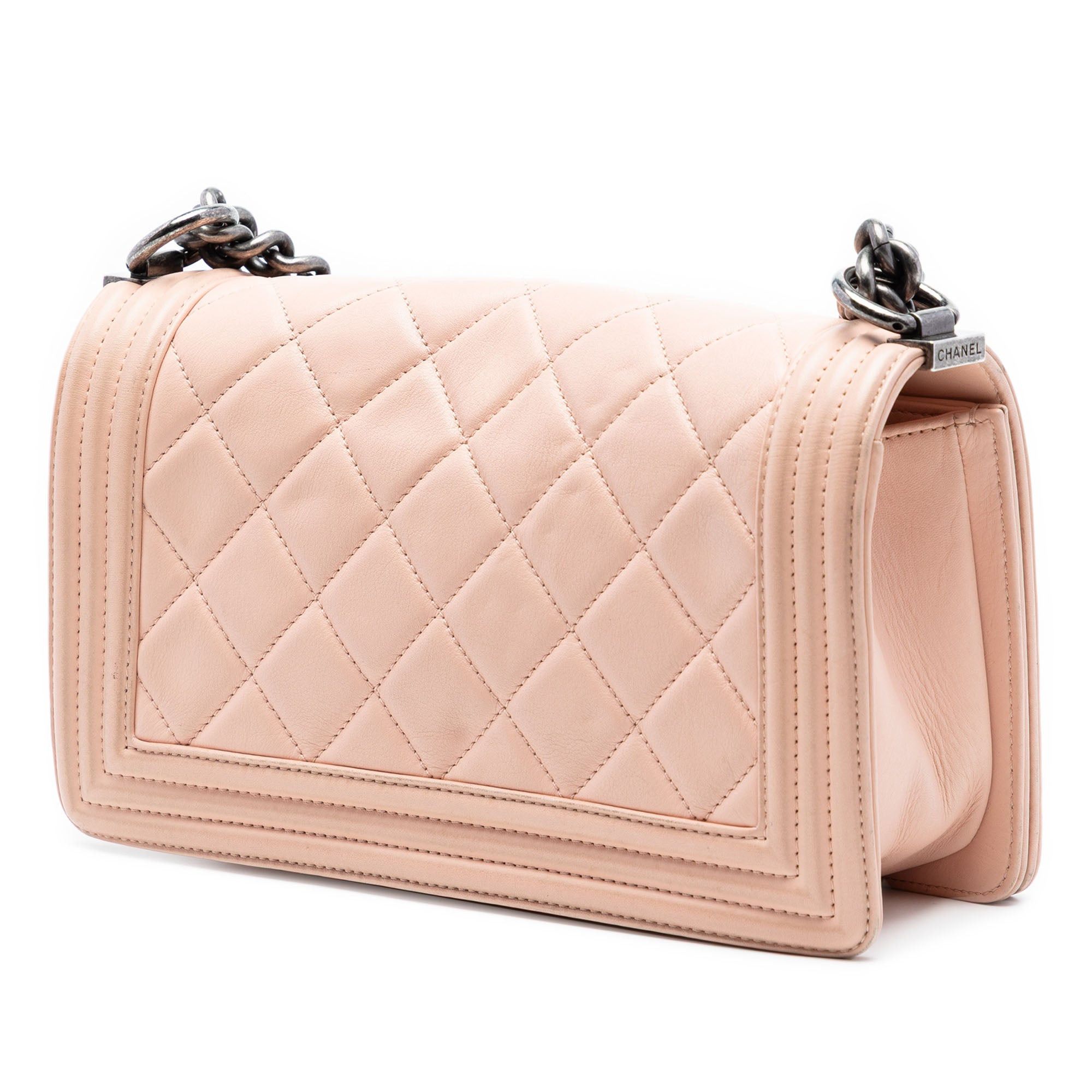 Chanel Old Medium Quilted Lambskin Boy Flap Size ONE SIZE - 2 Thumbnail