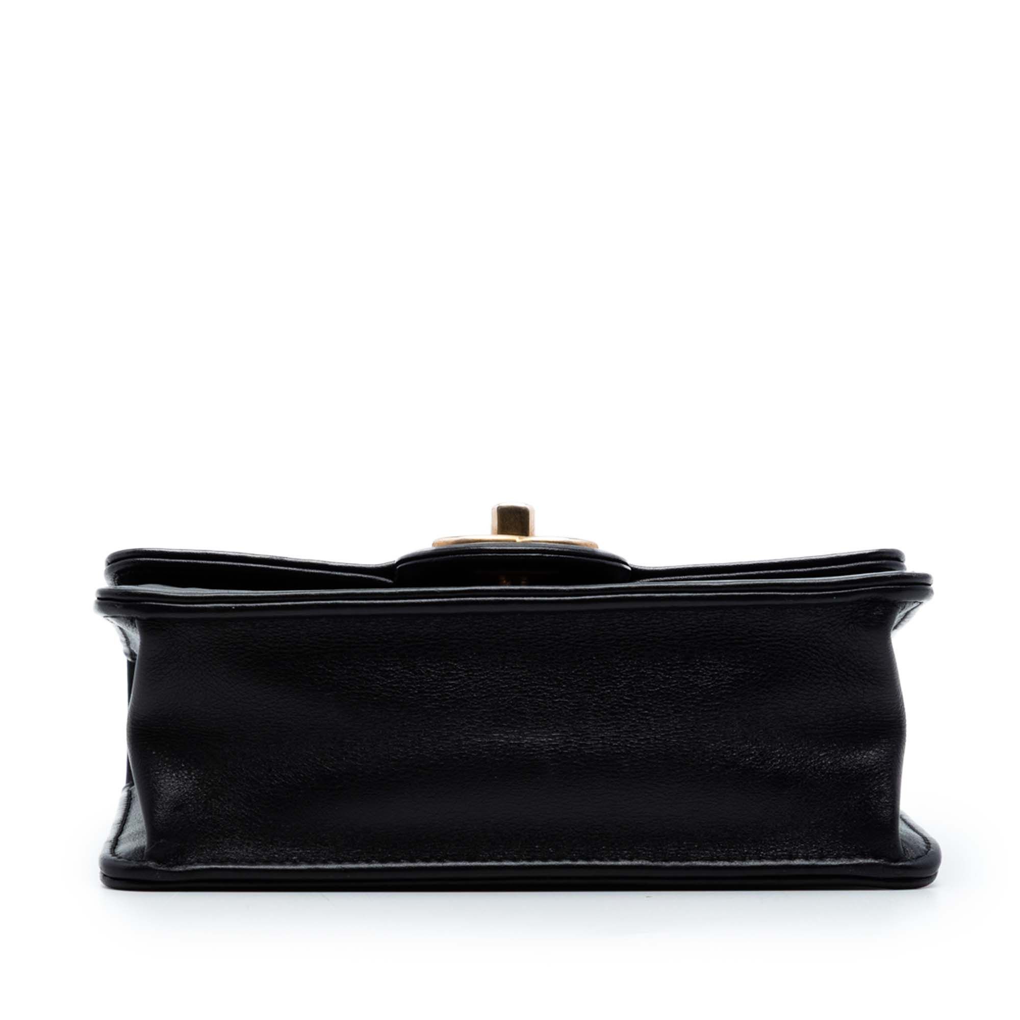 Chanel Mini Square Calfskin Coco Embossed Flap Size ONE SIZE - 3 Thumbnail