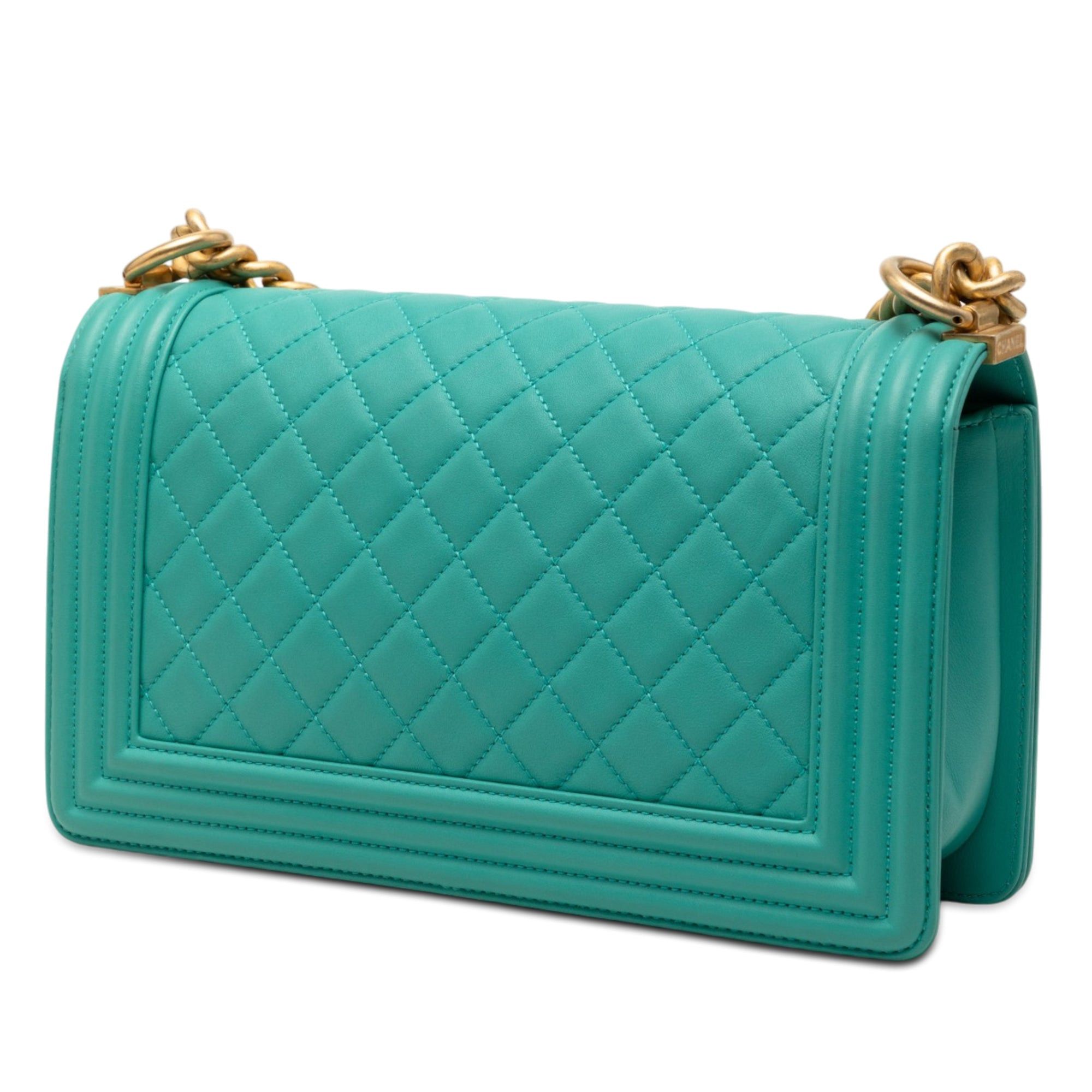 Chanel Old Medium Quilted Lambskin Boy Flap Size ONE SIZE - 2 Thumbnail