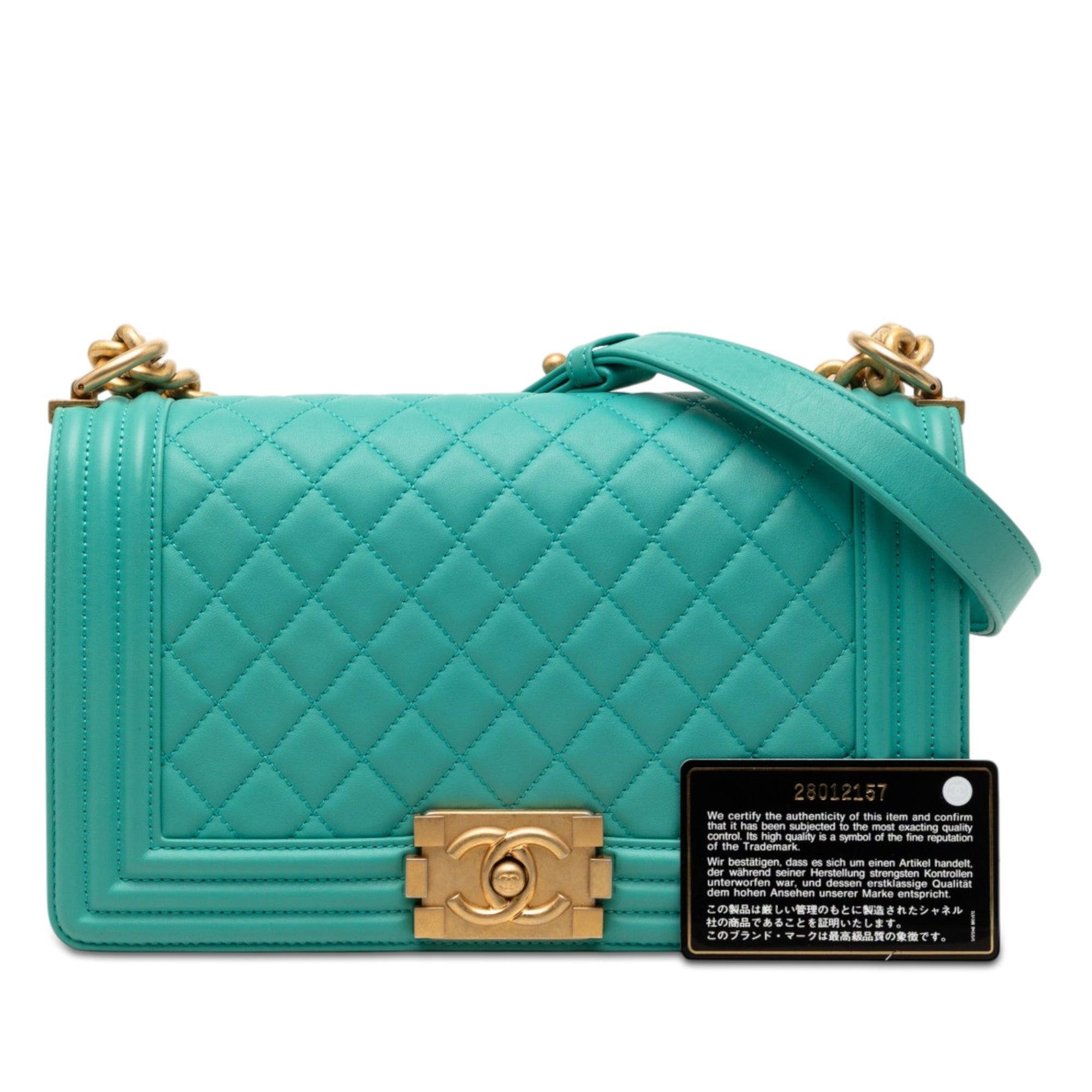 Chanel Old Medium Quilted Lambskin Boy Flap Size ONE SIZE - 8 Thumbnail
