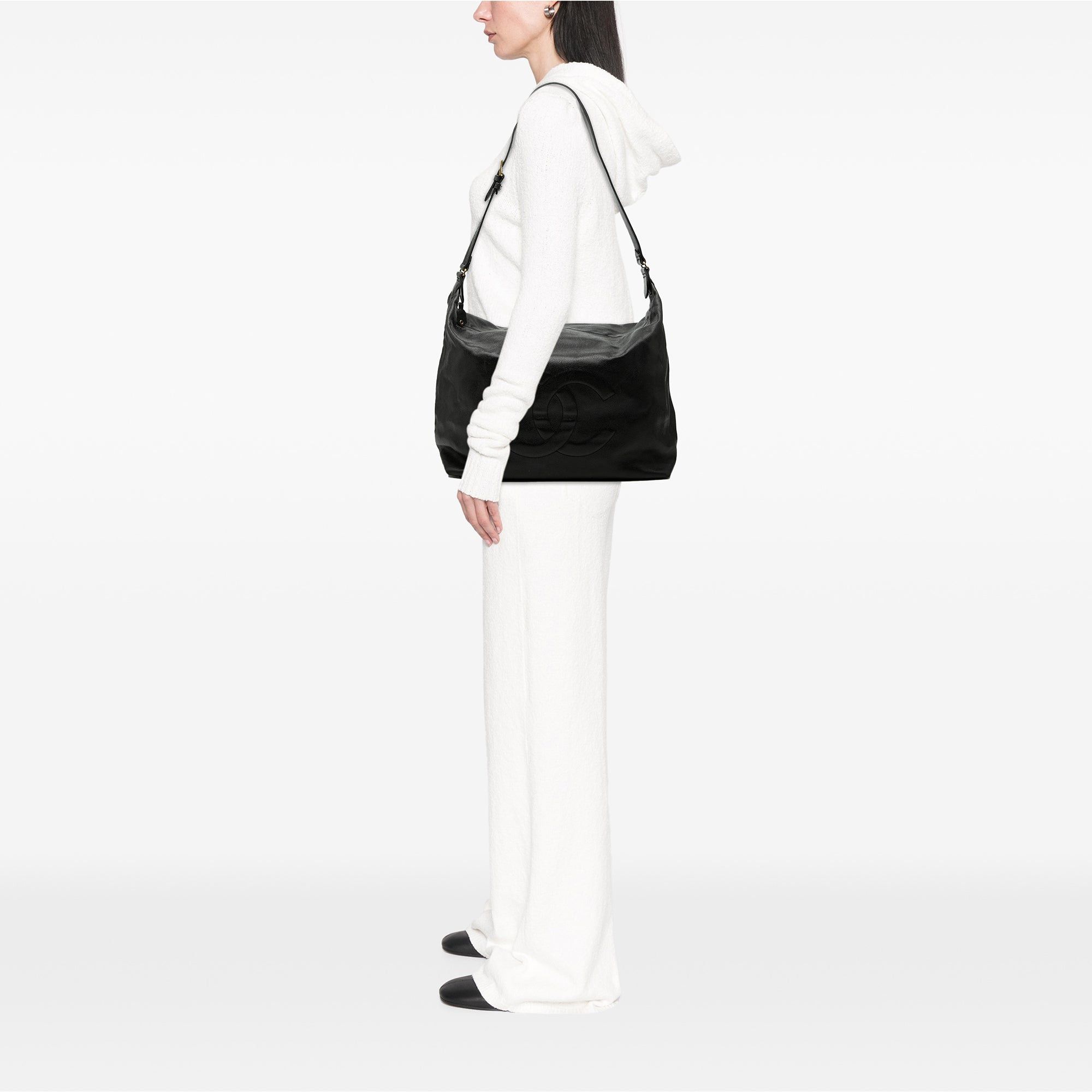 Chanel Large CC Caviar Hobo Size ONE SIZE - 7 Thumbnail