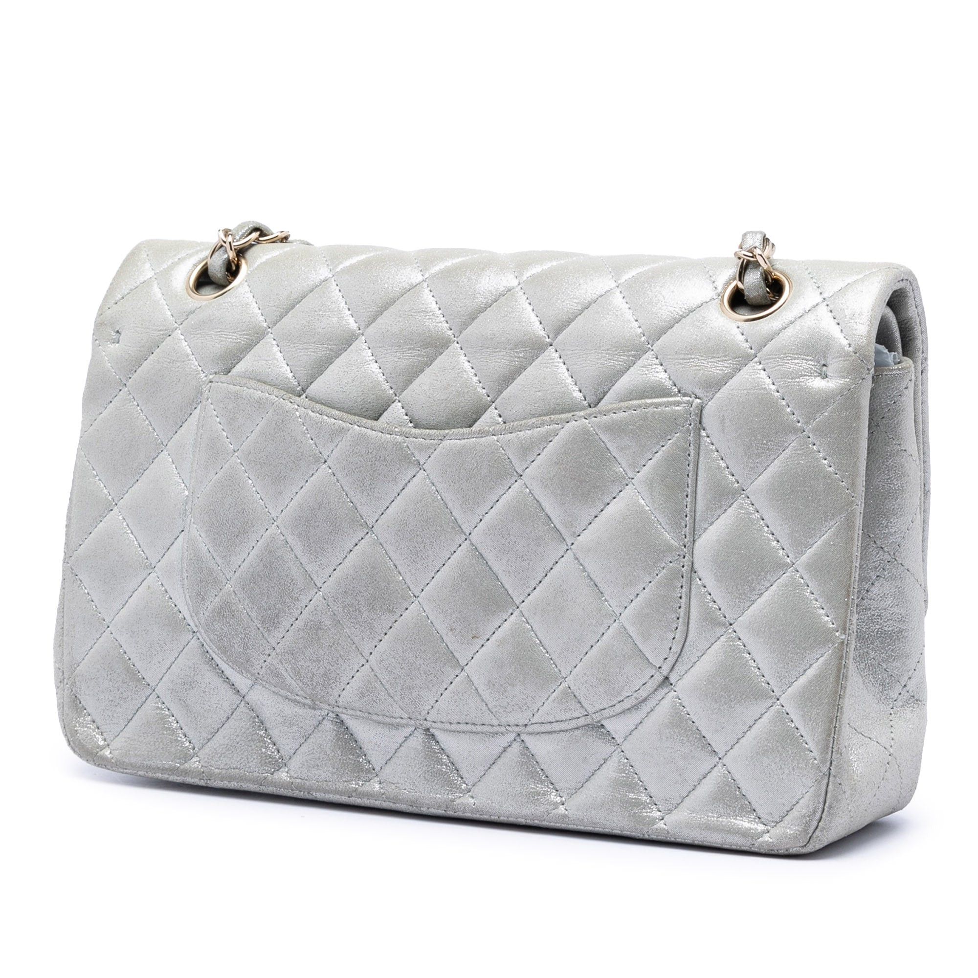Chanel Medium Classic Iridescent Lambskin Double Flap Size ONE SIZE - 2 Thumbnail