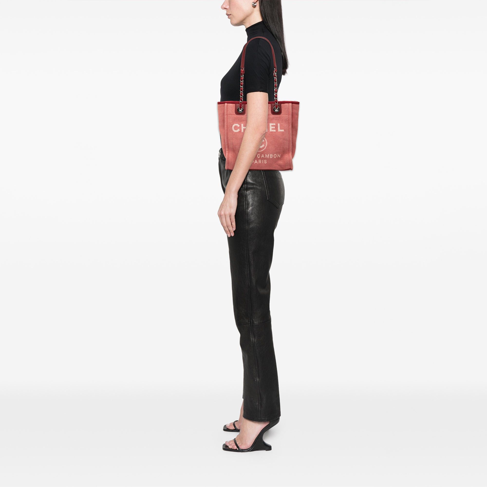 Chanel Mini Canvas Deauville Tote Size ONE SIZE - 7 Thumbnail