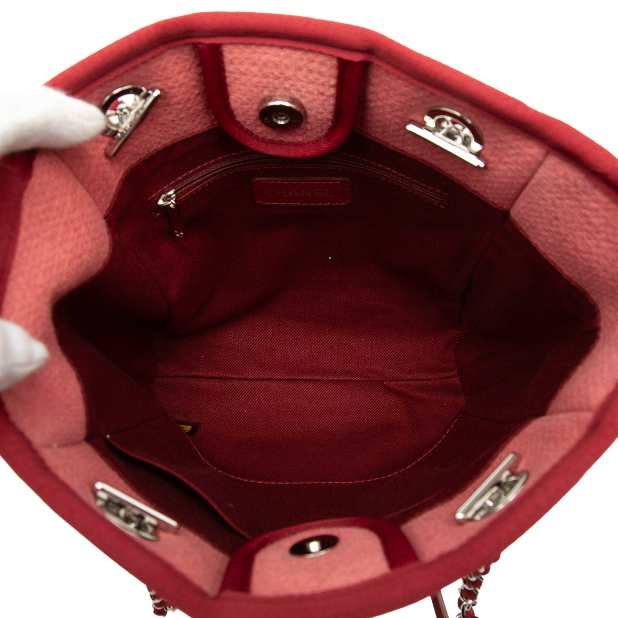 Chanel Mini Canvas Deauville Tote Size ONE SIZE - 4 Thumbnail