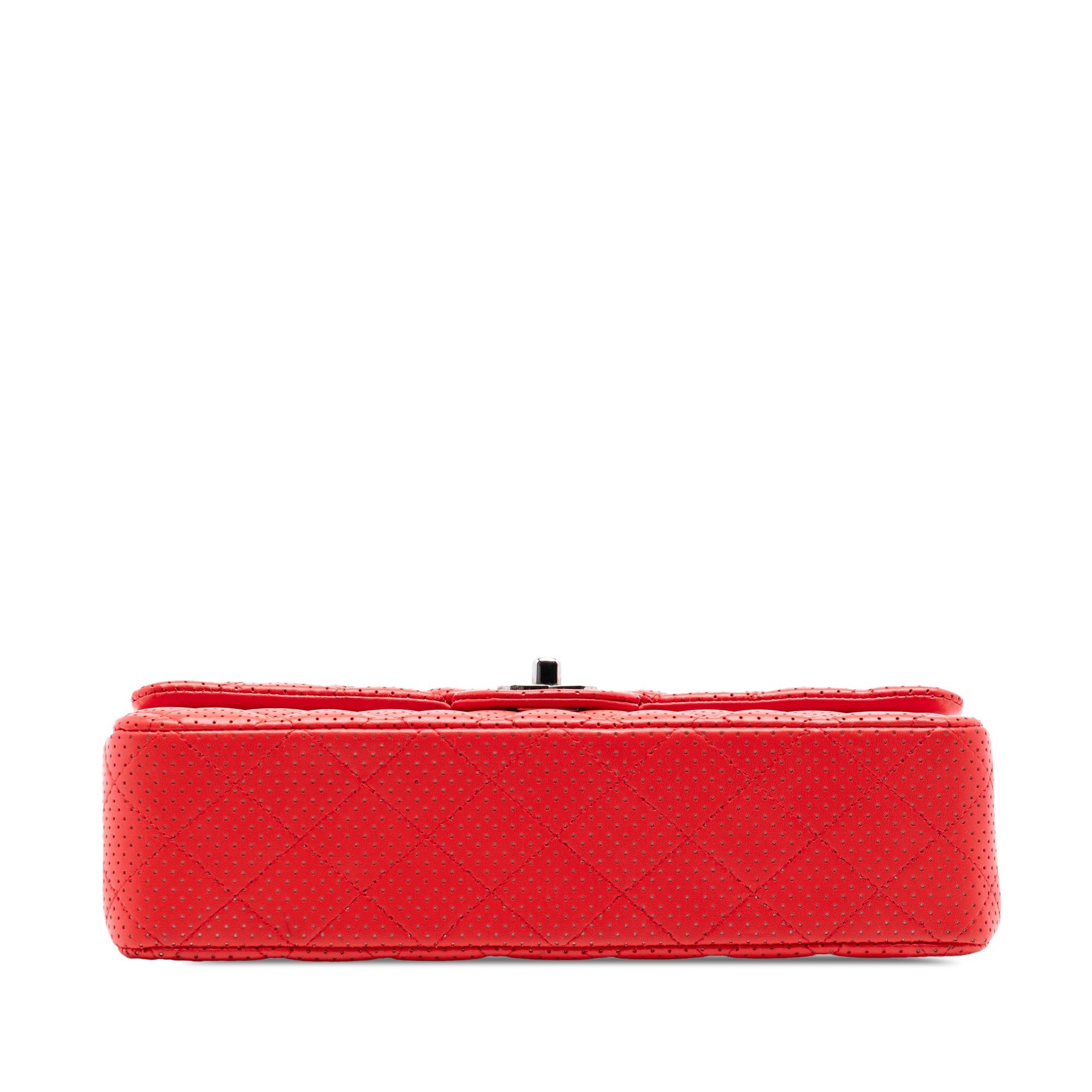Chanel Medium Classic Perforated Lambskin Double Flap Size ONE SIZE - 3 Thumbnail